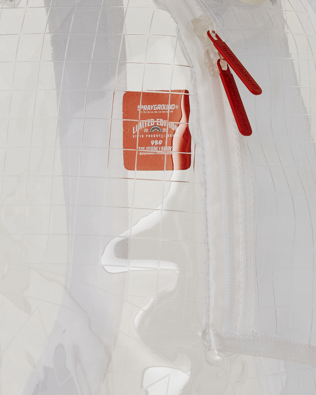 Clear Embossed Sharks In Paris