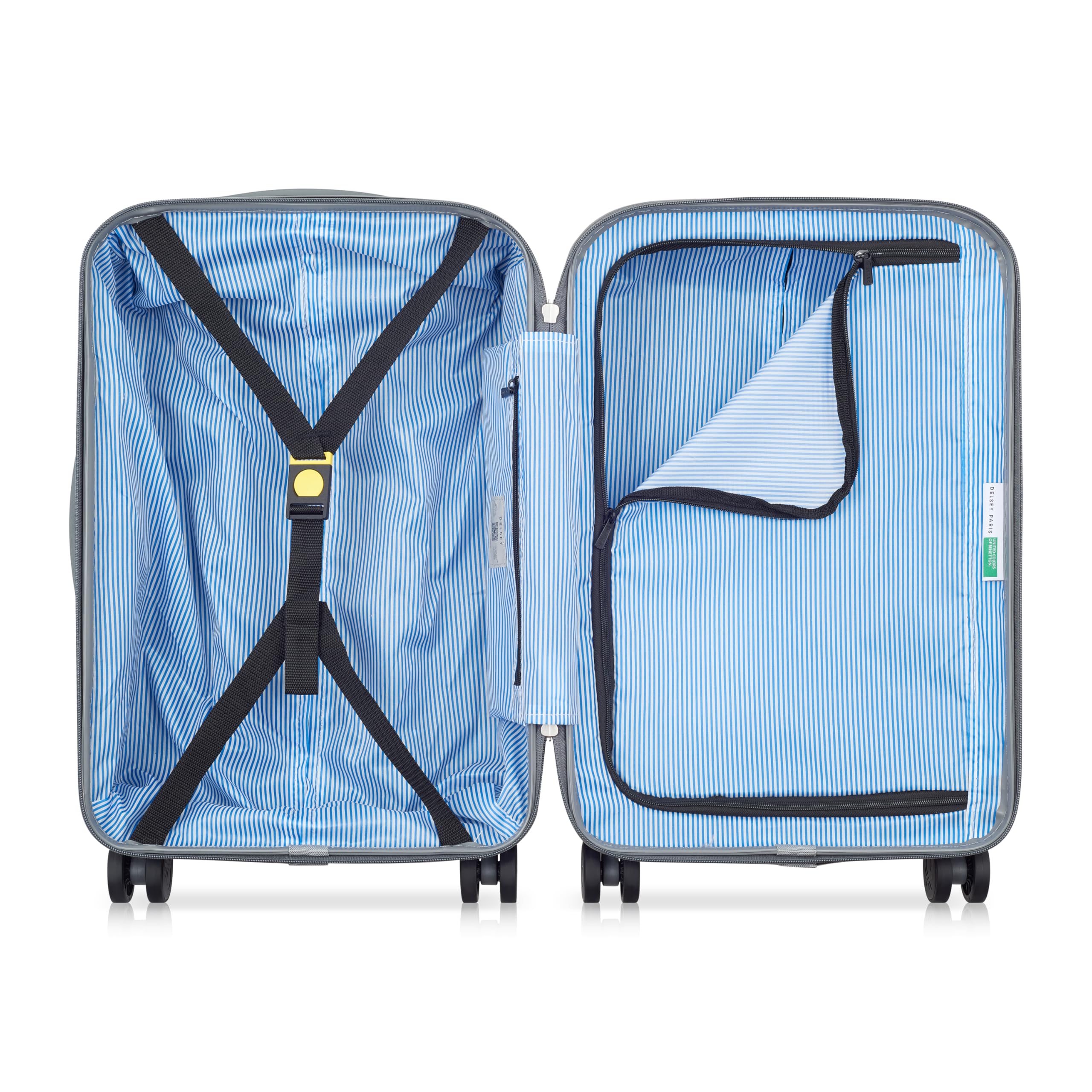 United Colors of Benetton UCB Hardside Luggage with Spinner Wheels