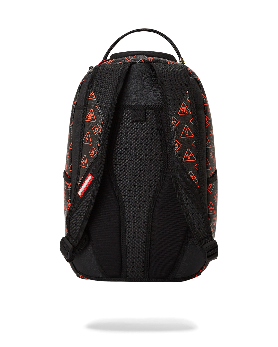 Sprayground sharks in Paris gold drip backpack