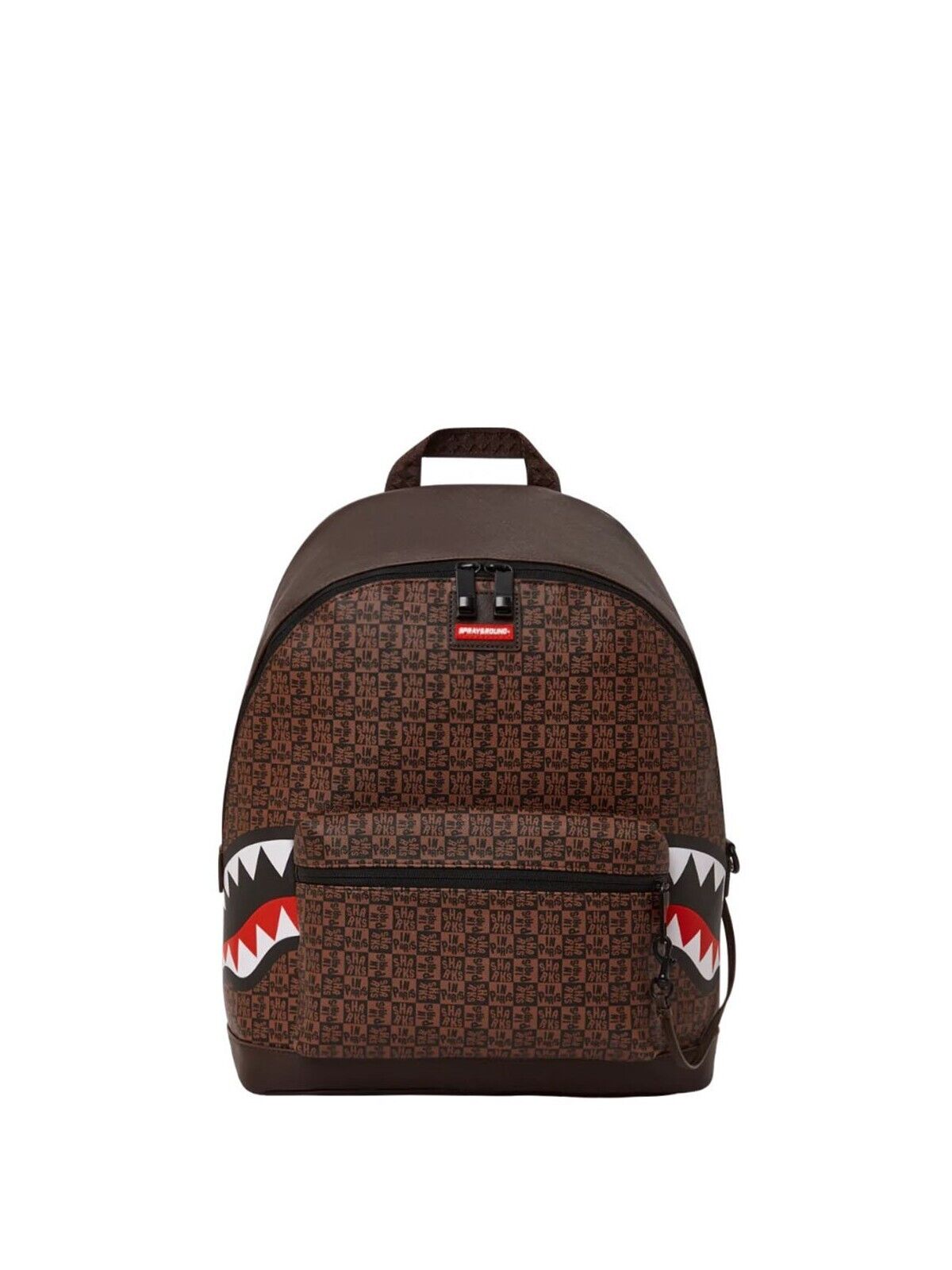 Sprayground Side Sharks In Paris Backpack In Brown