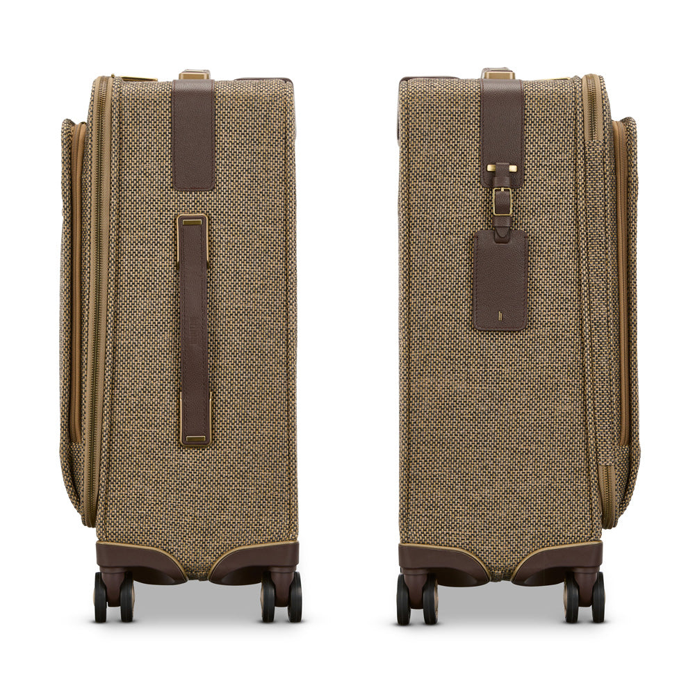 Tweed/Natural Leather