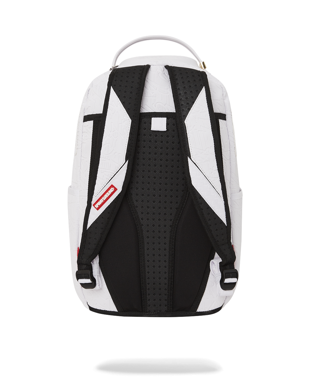 Black and white sprayground backpack Clearance