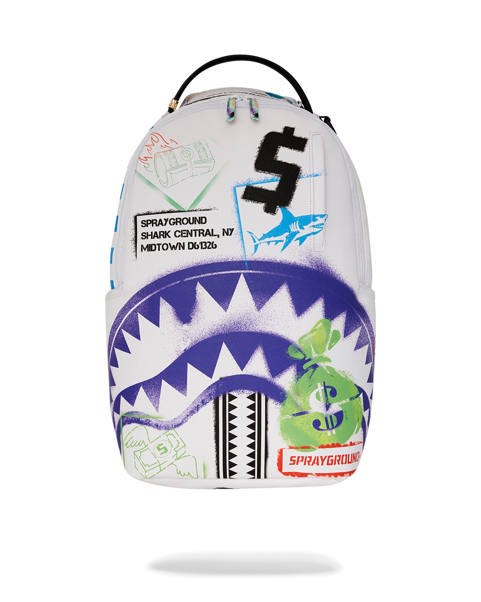 Shark Central Stencils- White