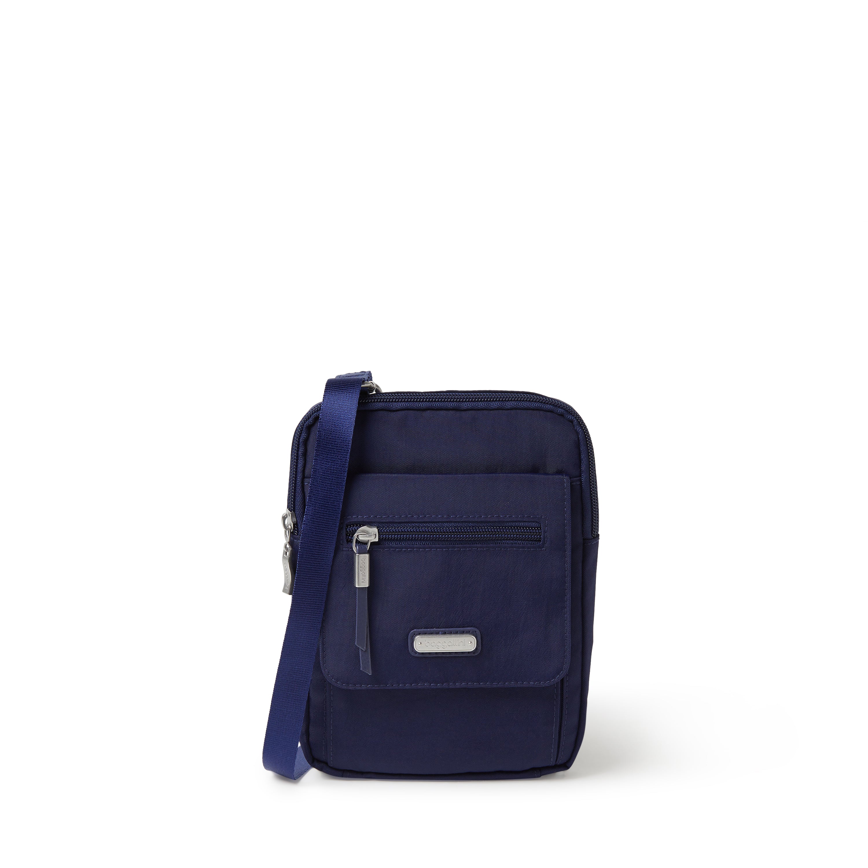 Baggallini The New Classic Collection Far And Wide RFID Crossbody - Navy Baggallini The New Classic Collection Far And Wide RFID Crossbody - Navy