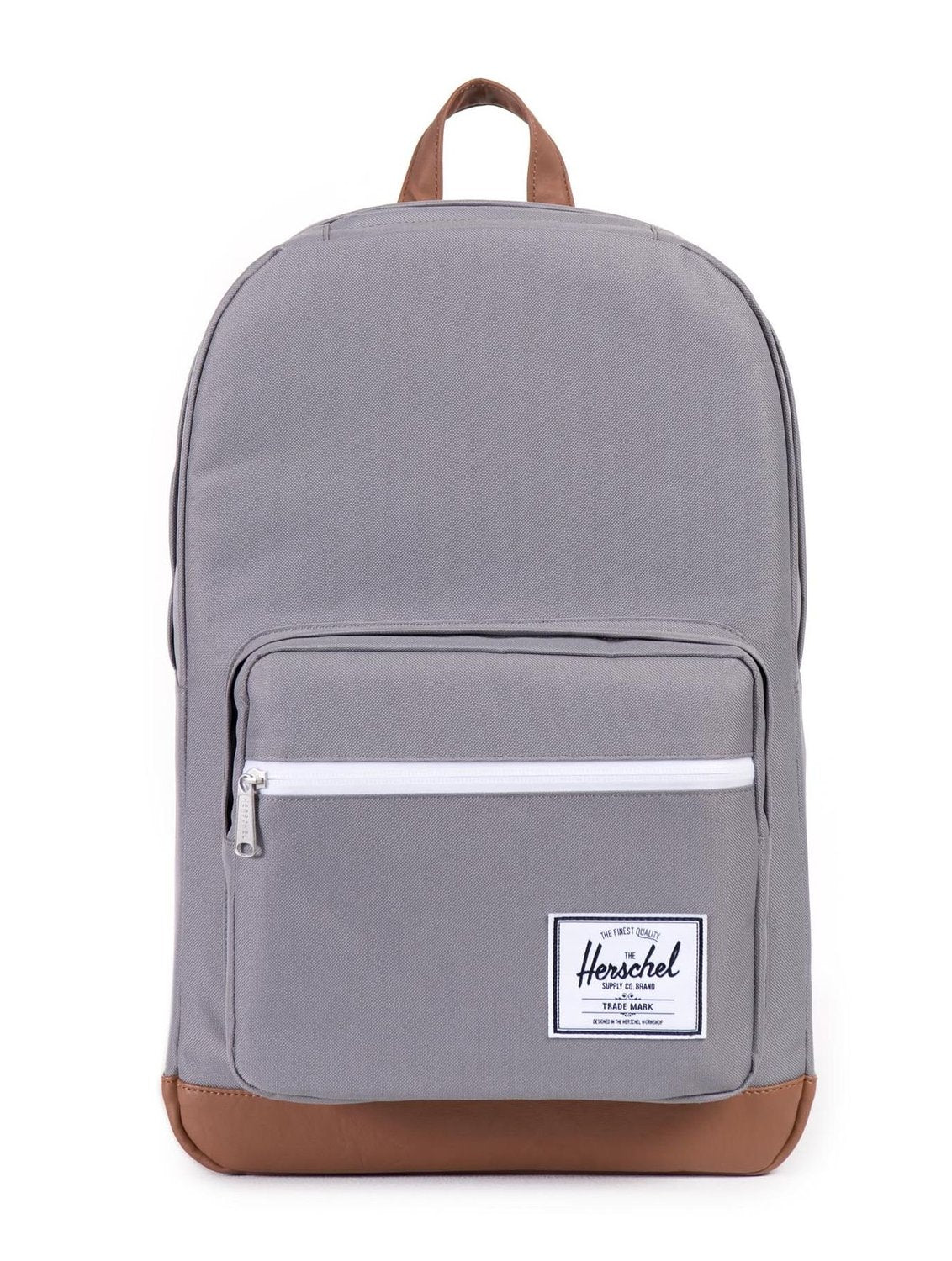 Grey/Tan Synthetic Leather