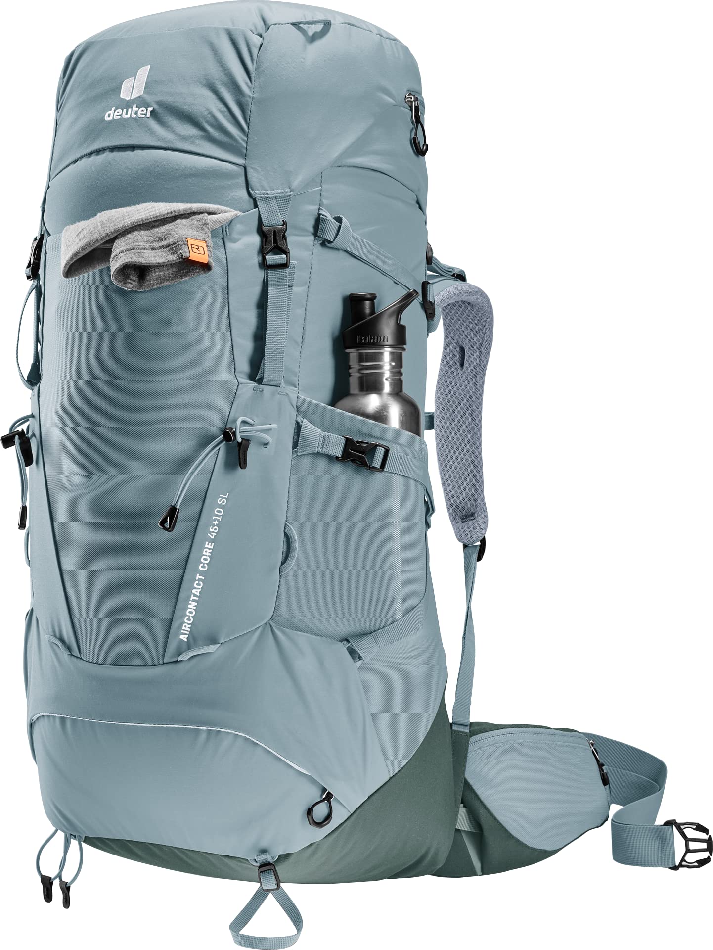 deuter 45 10 backpack Deuter Aircontact Core 45+10 SL Shale/Ivy