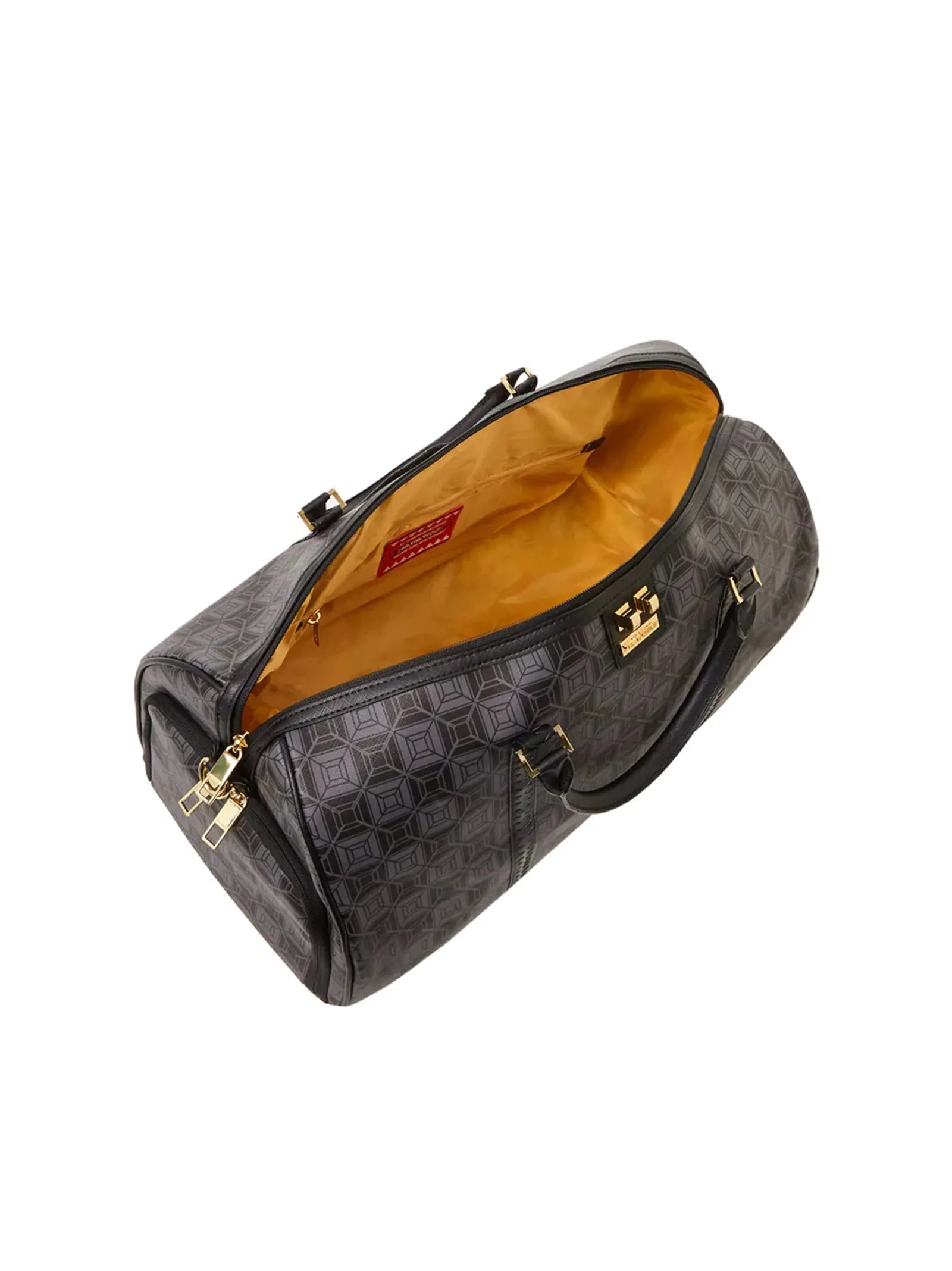 Playboy Black Multicolor LV Style Monogram Duffel Overnight Travel