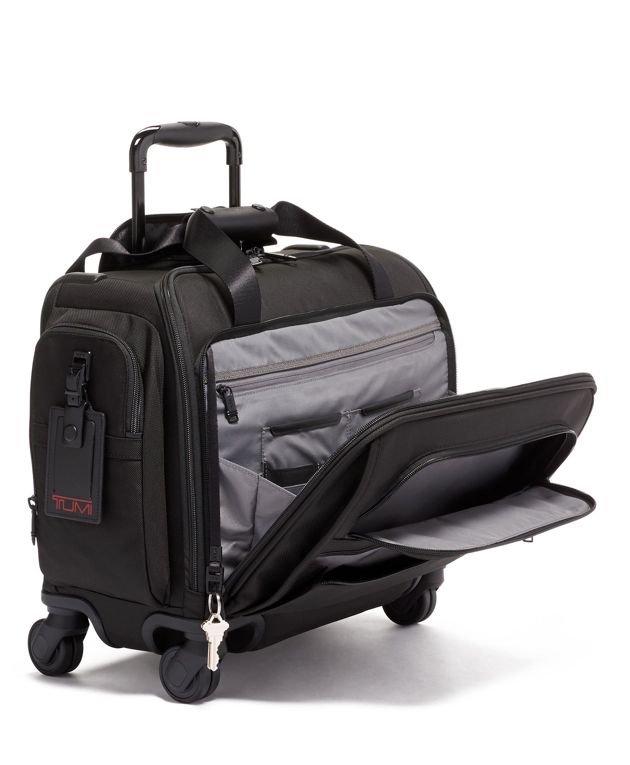 TUMI Alpha Compact 4-Wheel Duffel - Black