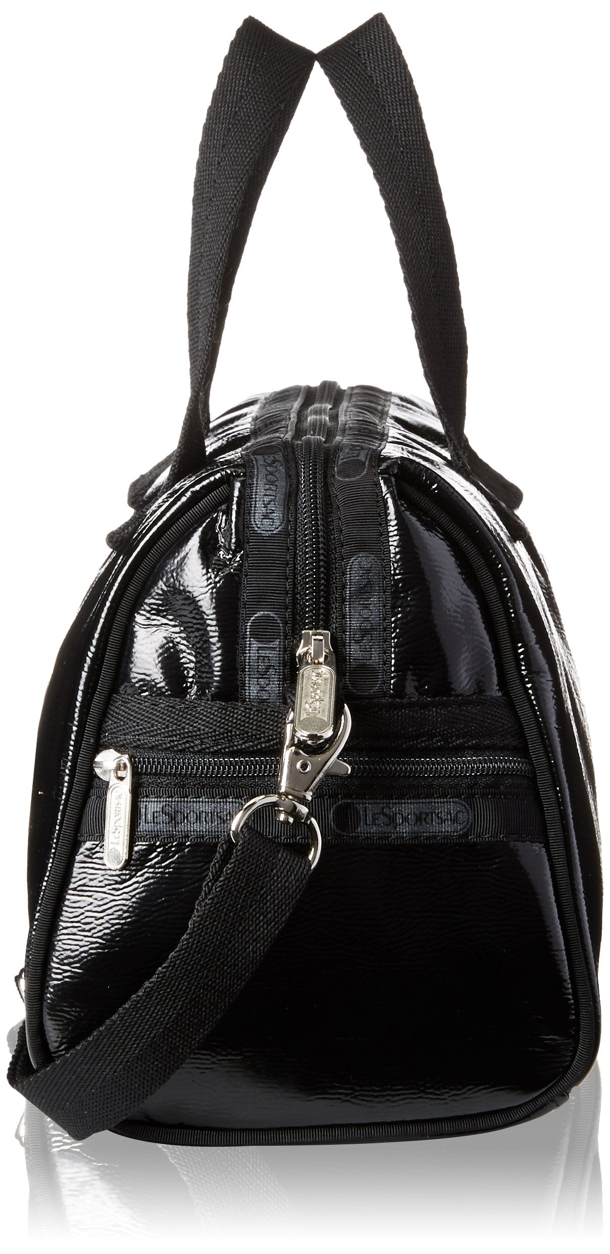 Black Crinkle Patent