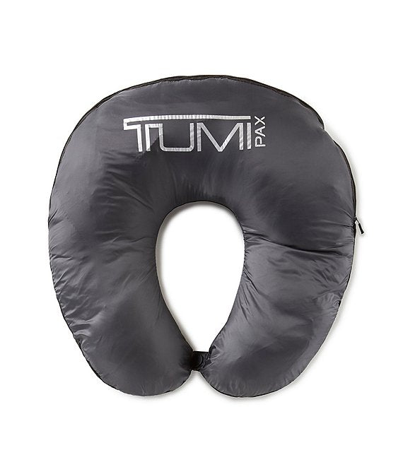 Tumi Pax Women's Small Puffer Vest Zip Black Goose Down Travel Packable  Pillow