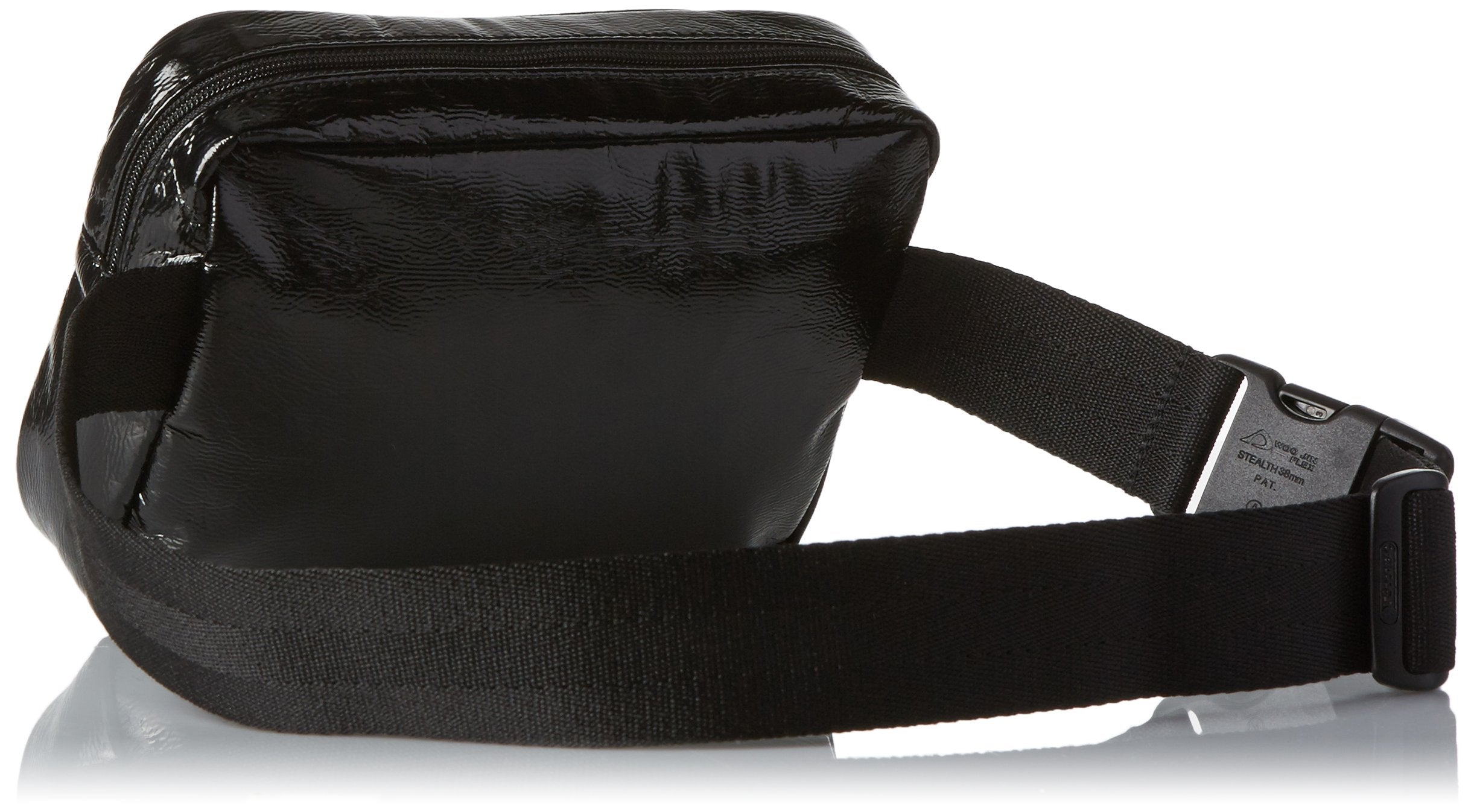 Black Crinkle Patent