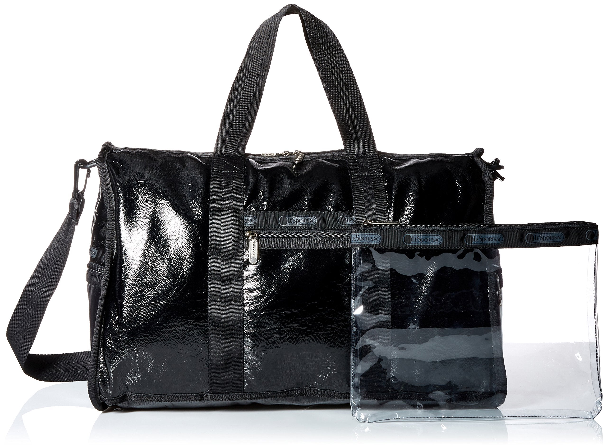 Black Crinkle Patent