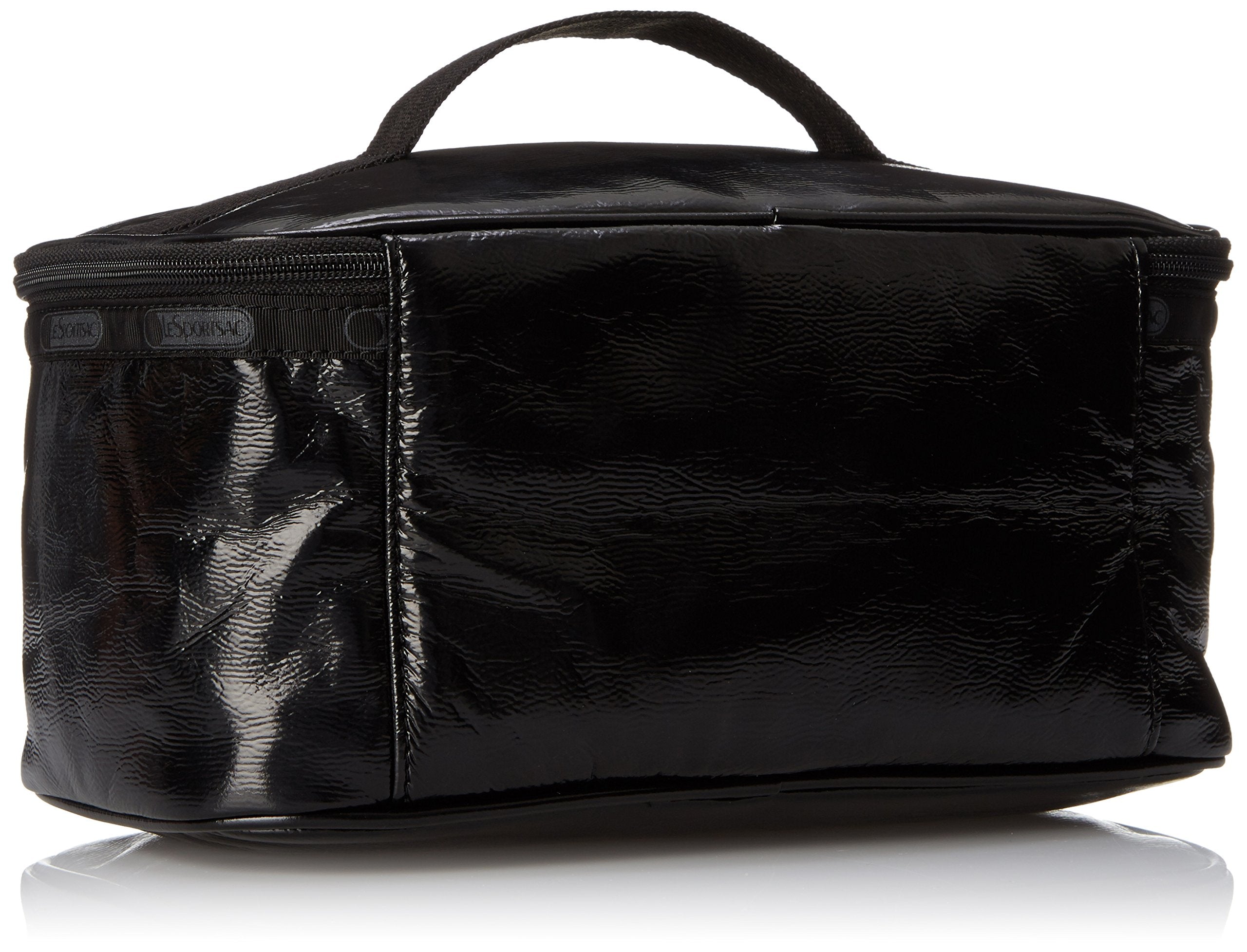 Black Crinkle Patent