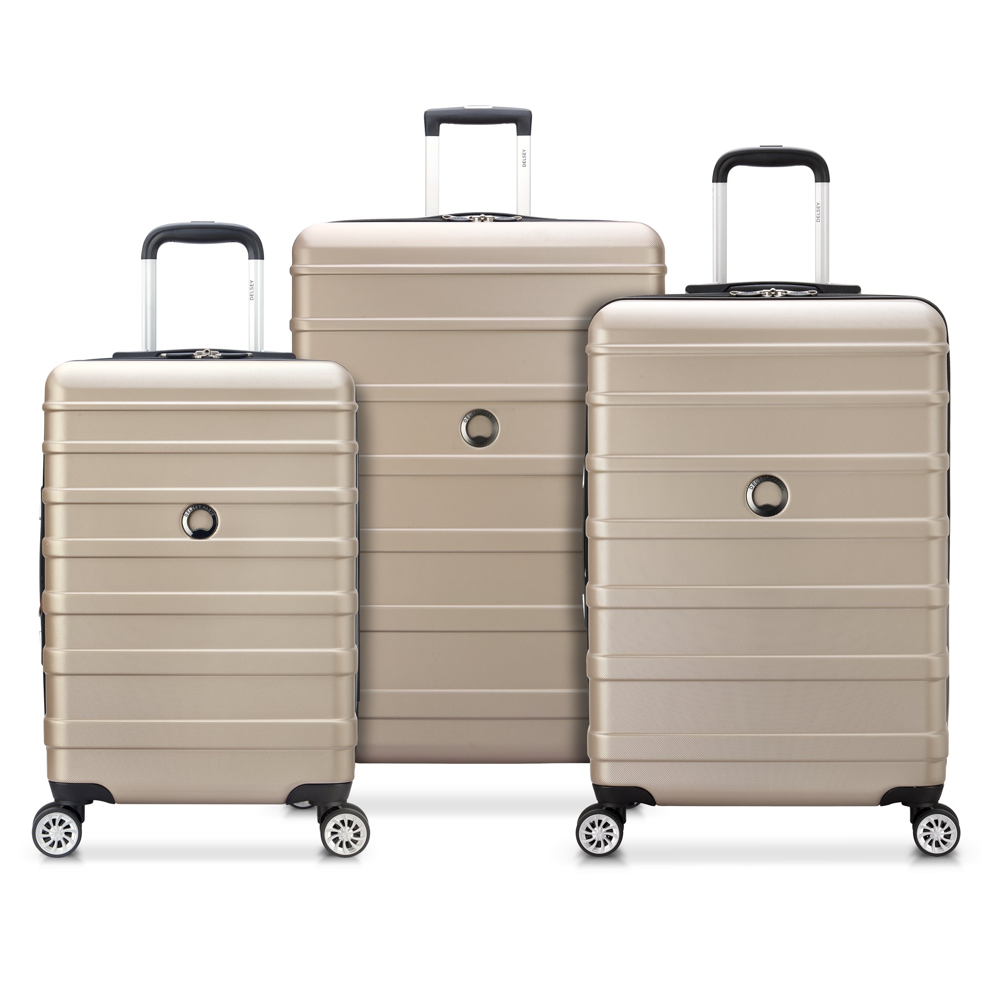 Buy DELSEY St Tropez Polycarbonate 8 Wheels Hard Luggage Trolley | Shoppers  Stop