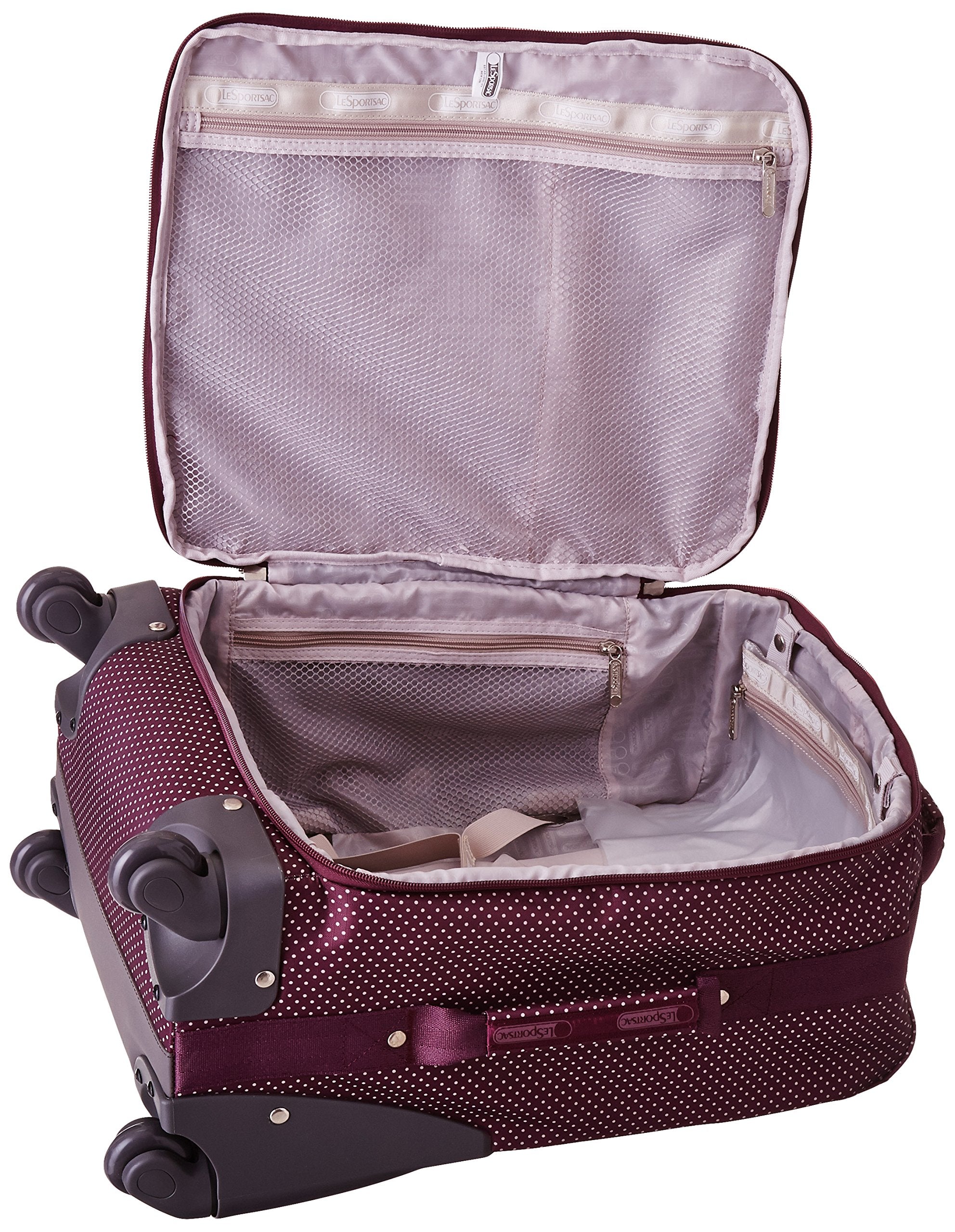 Burgundy Pin Dot Tr