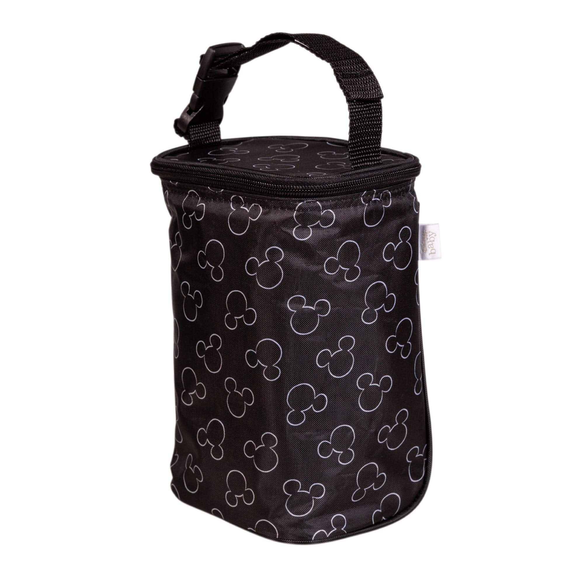 J L Childress Disney Baby TwoCOOL Double Bottle Cooler, Mickey Minnie - Ivory