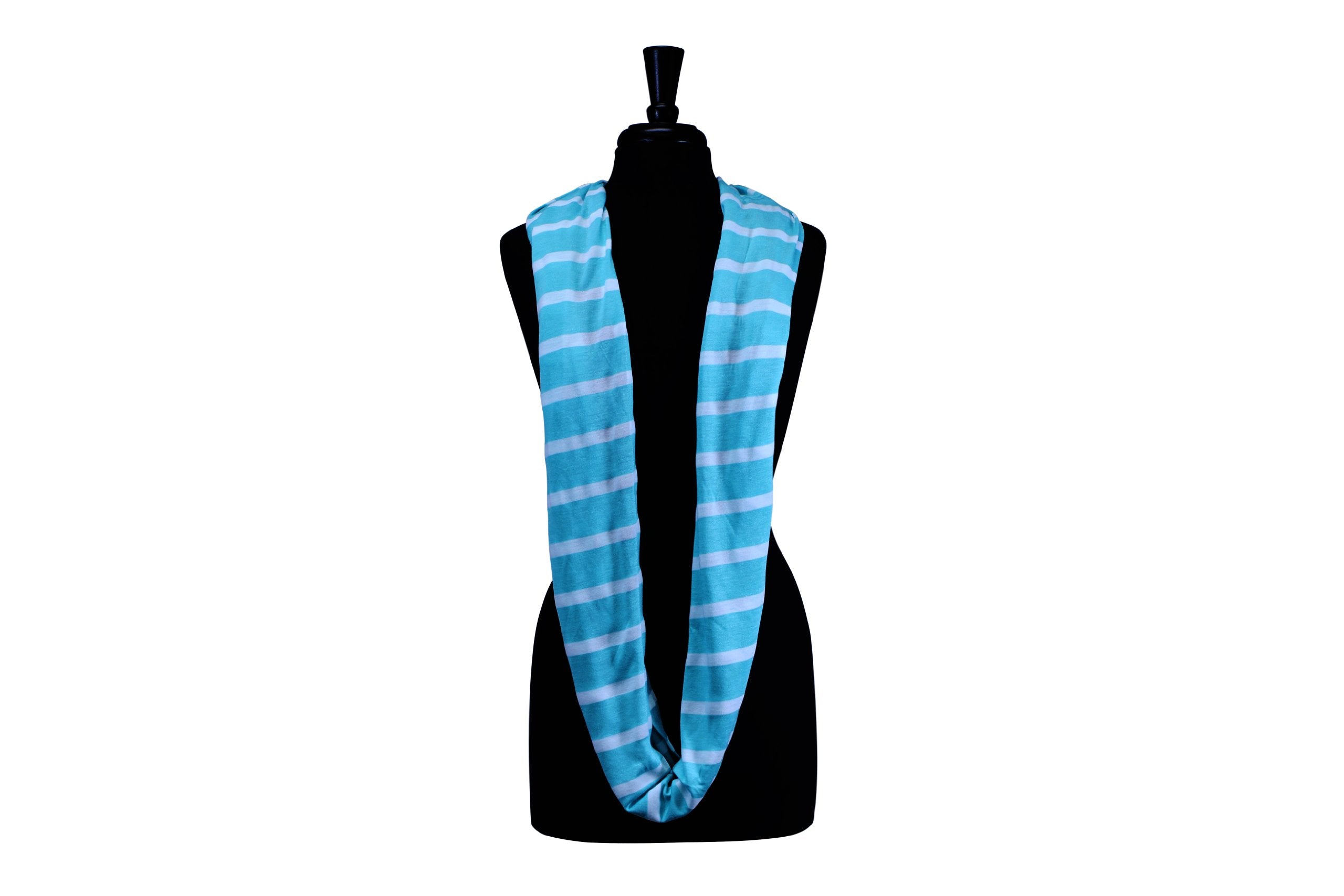 Turquoise Seaside Stripe