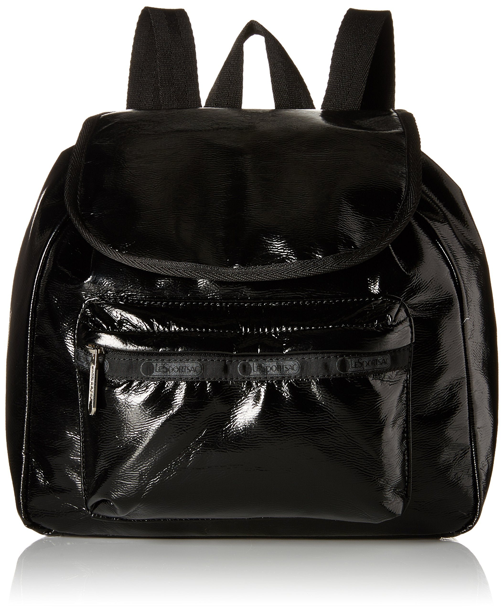 Black Crinkle Patent