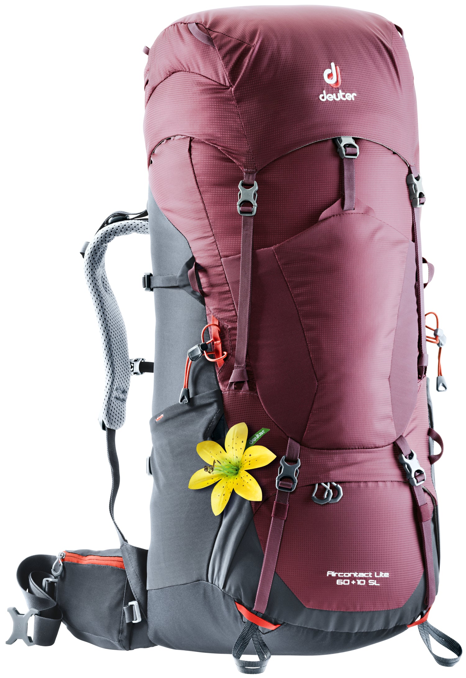 deuter act lite 60 10 sl women's internal frame backpack Deuter Aircontact Lite 60 + 10 SL – Luggage Online