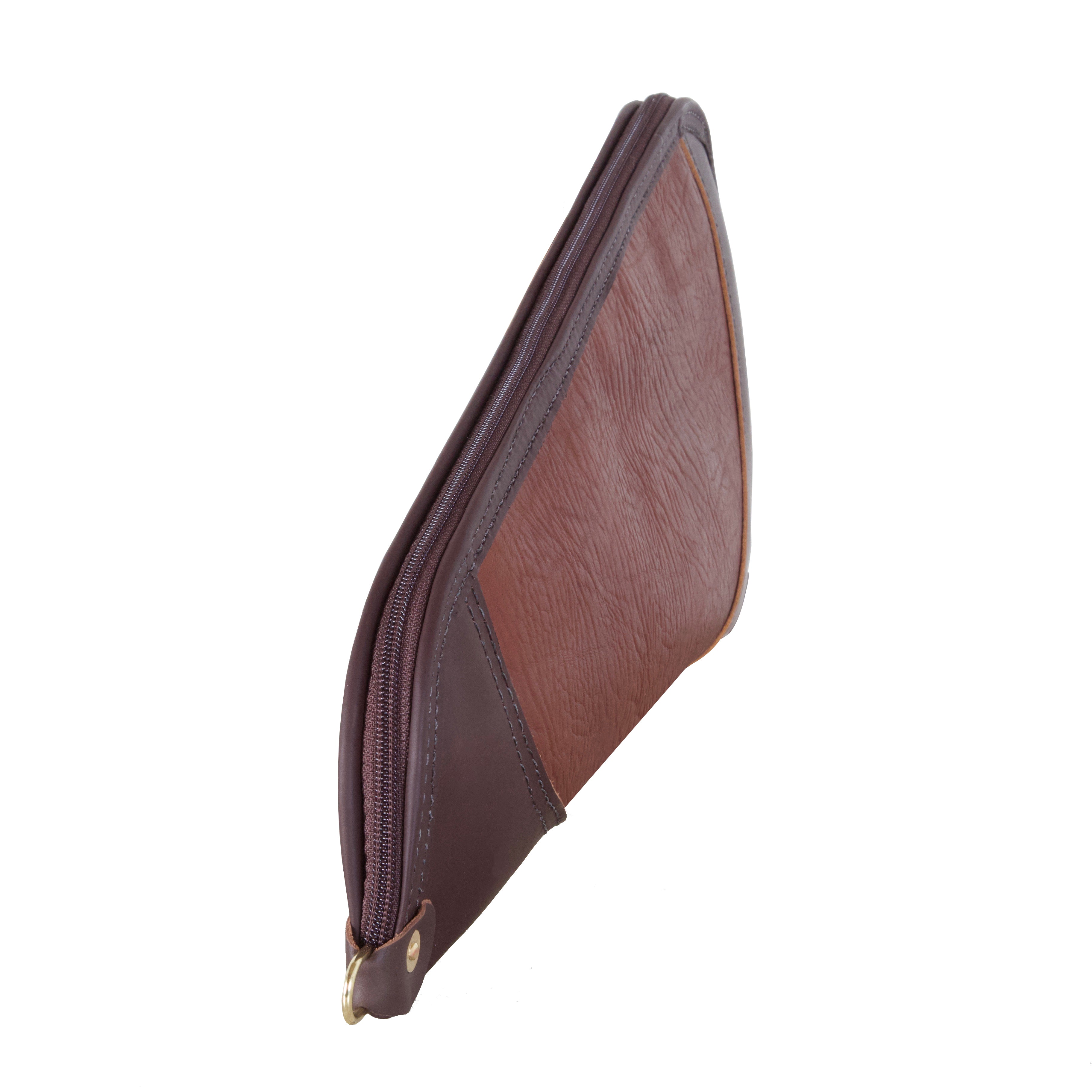 Bison/Brown Leather Trim