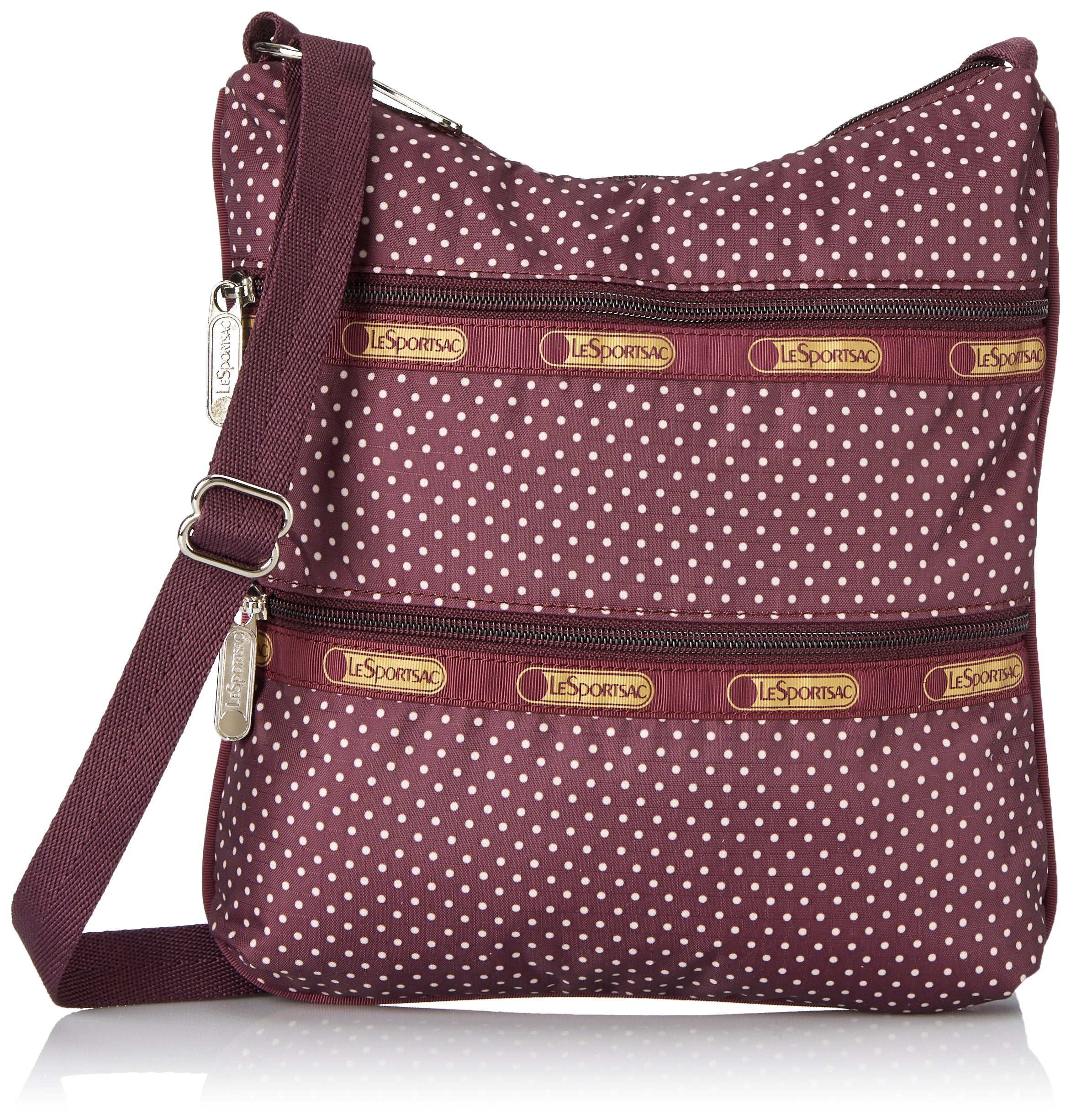 Burgundy Pink Dot