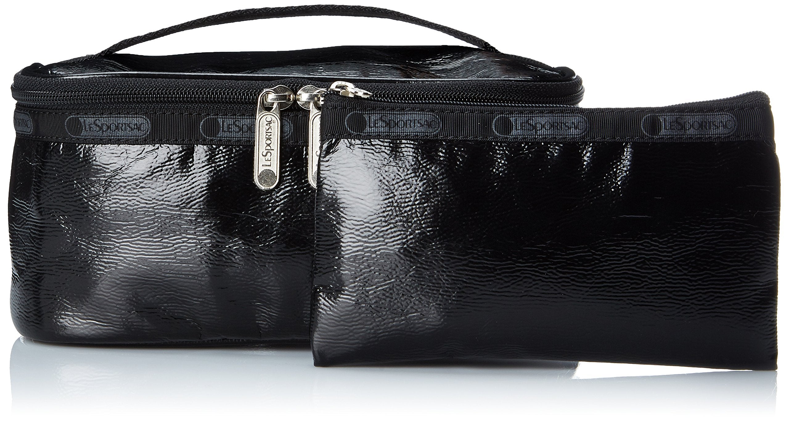 Black Crinkle Patent