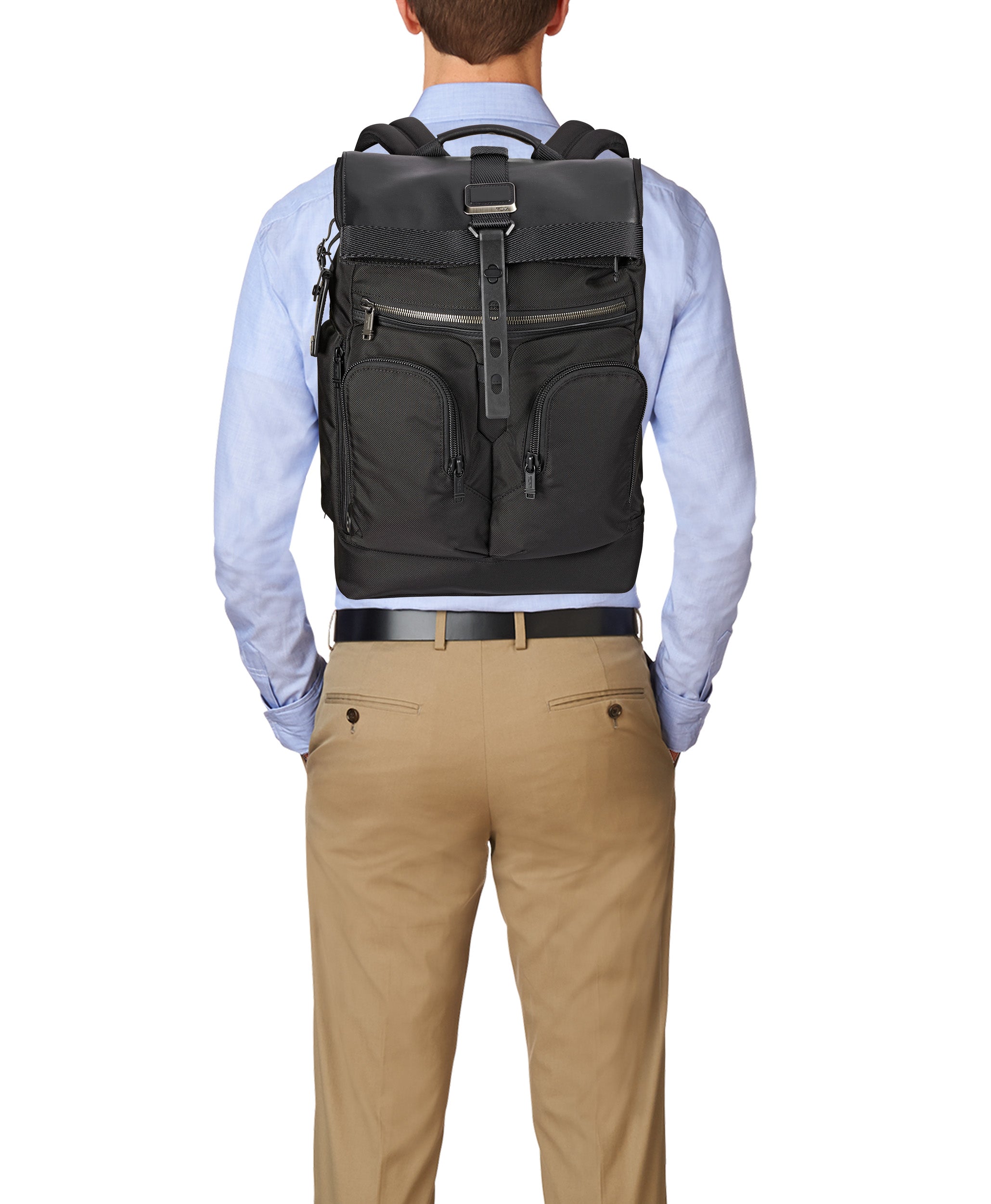 tumi backpack roll top TUMI Alpha Bravo London Roll-Top Backpack