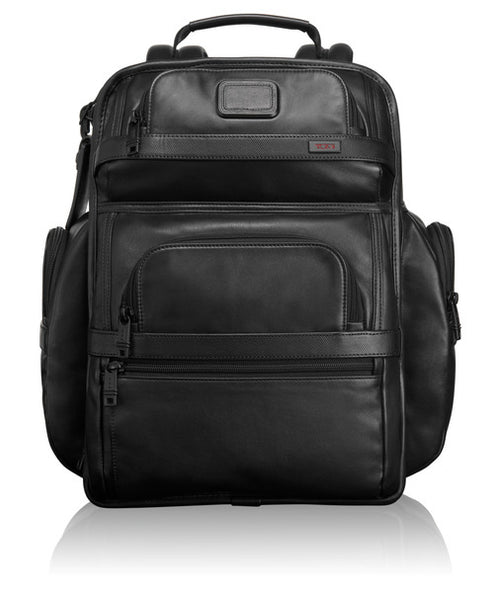 TUMI Alpha Leather Business Men's T Pass Business Class Brief Pack