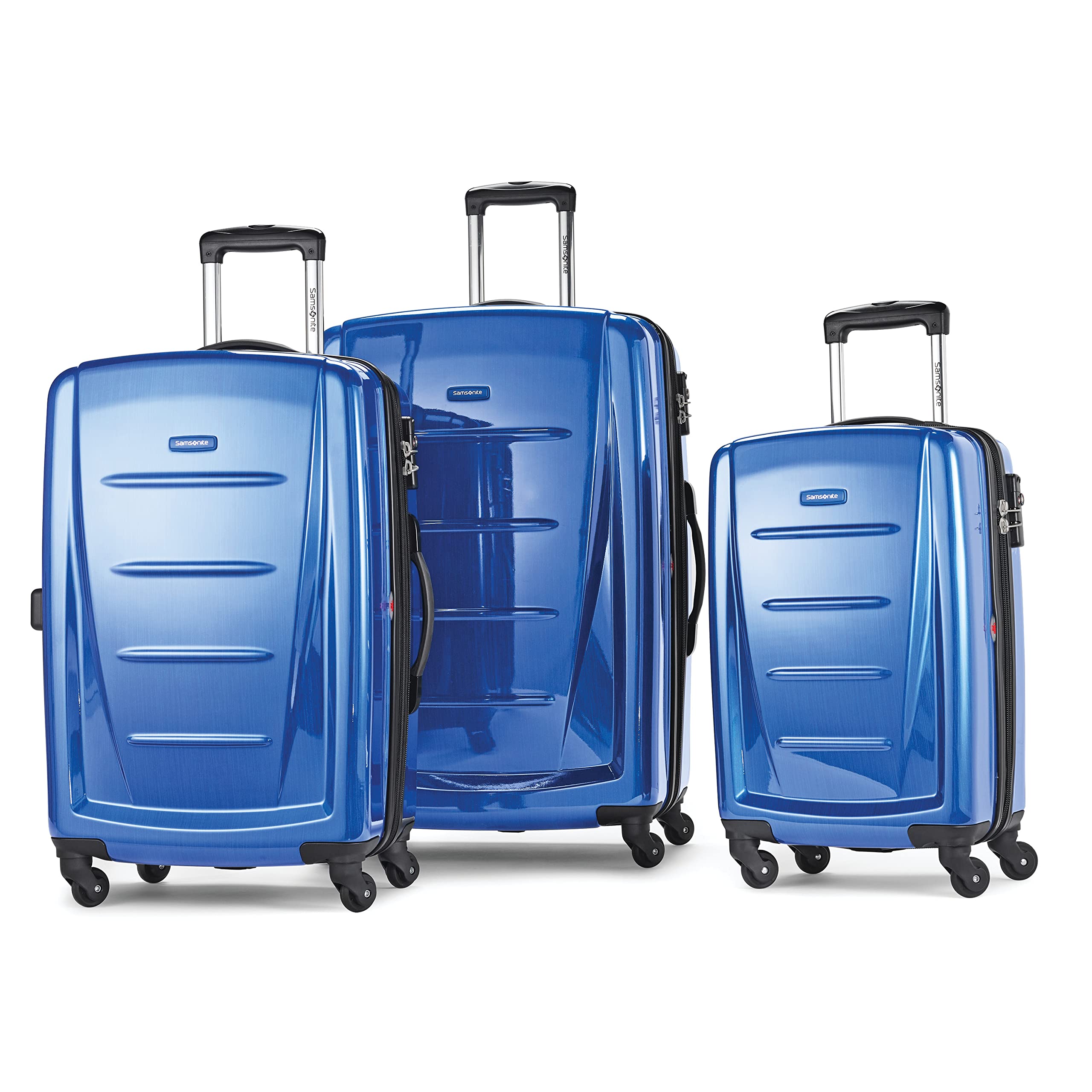 Samsonite 56847 Winfield 2 Hardside Luggage W Spinner Wheels 3 Piece Set Teal