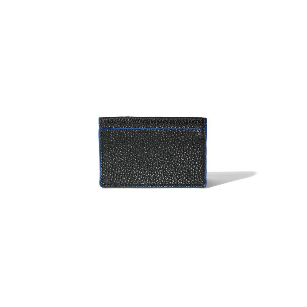 Solid Black with Cobalt Blue Edging