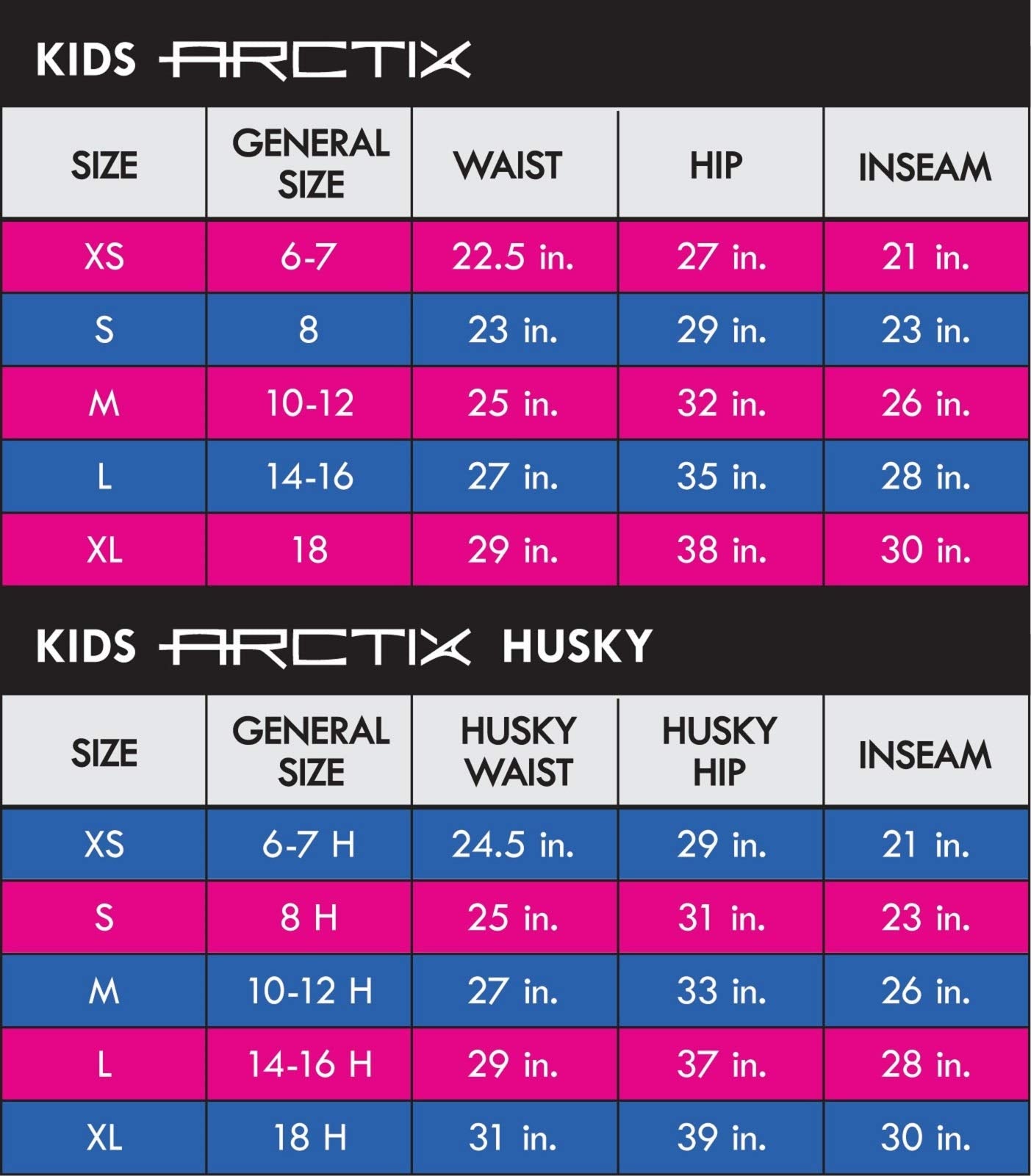 Arctix Girls' Reinforced Ski Pants