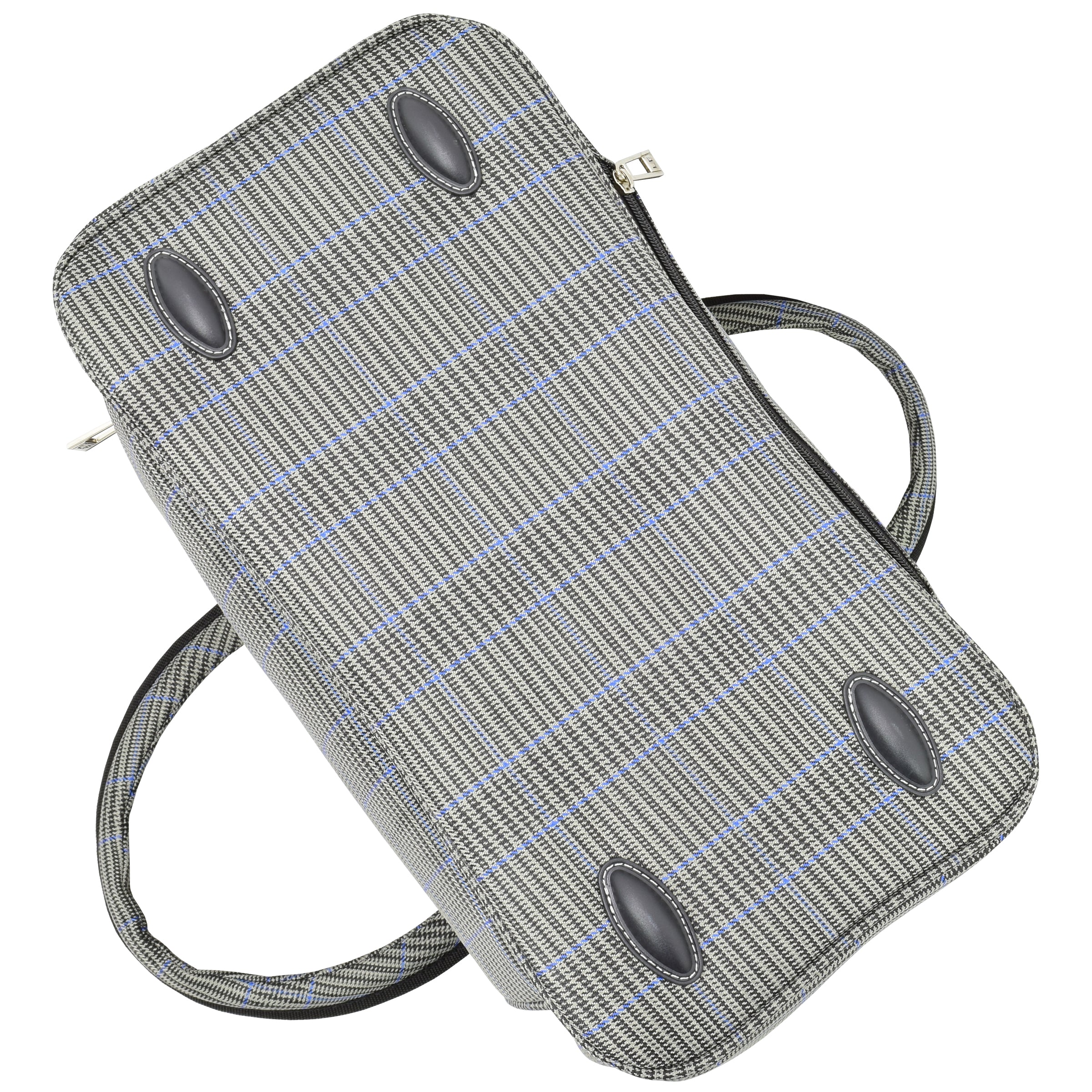 Grey Sapphire Plaid