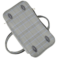 Grey Sapphire Plaid