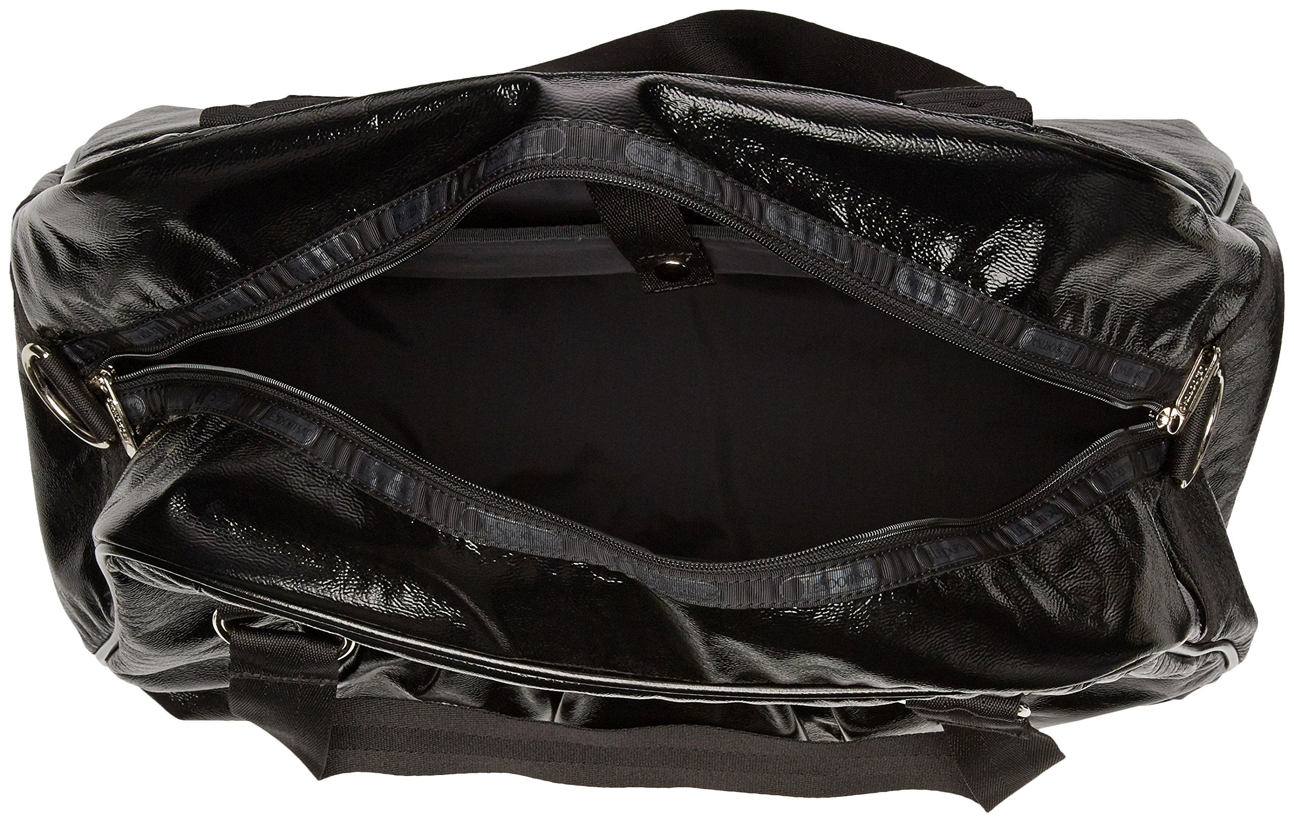 Black Crinkle Patent