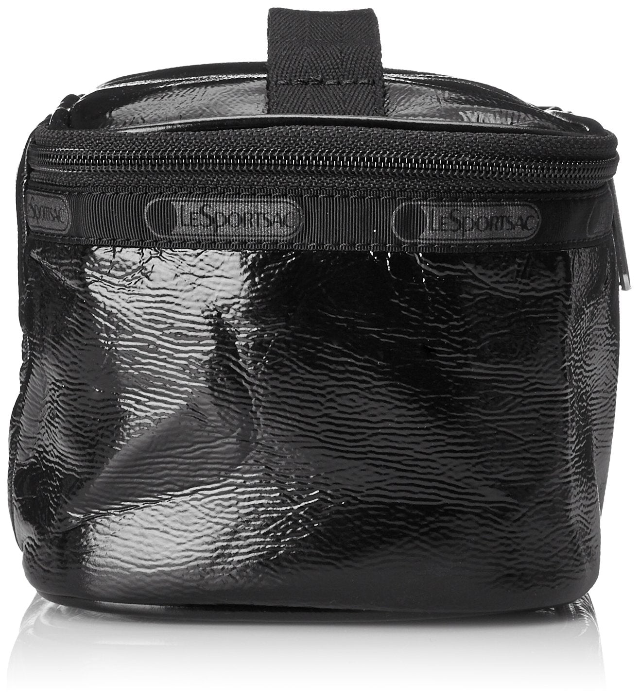 Black Crinkle Patent