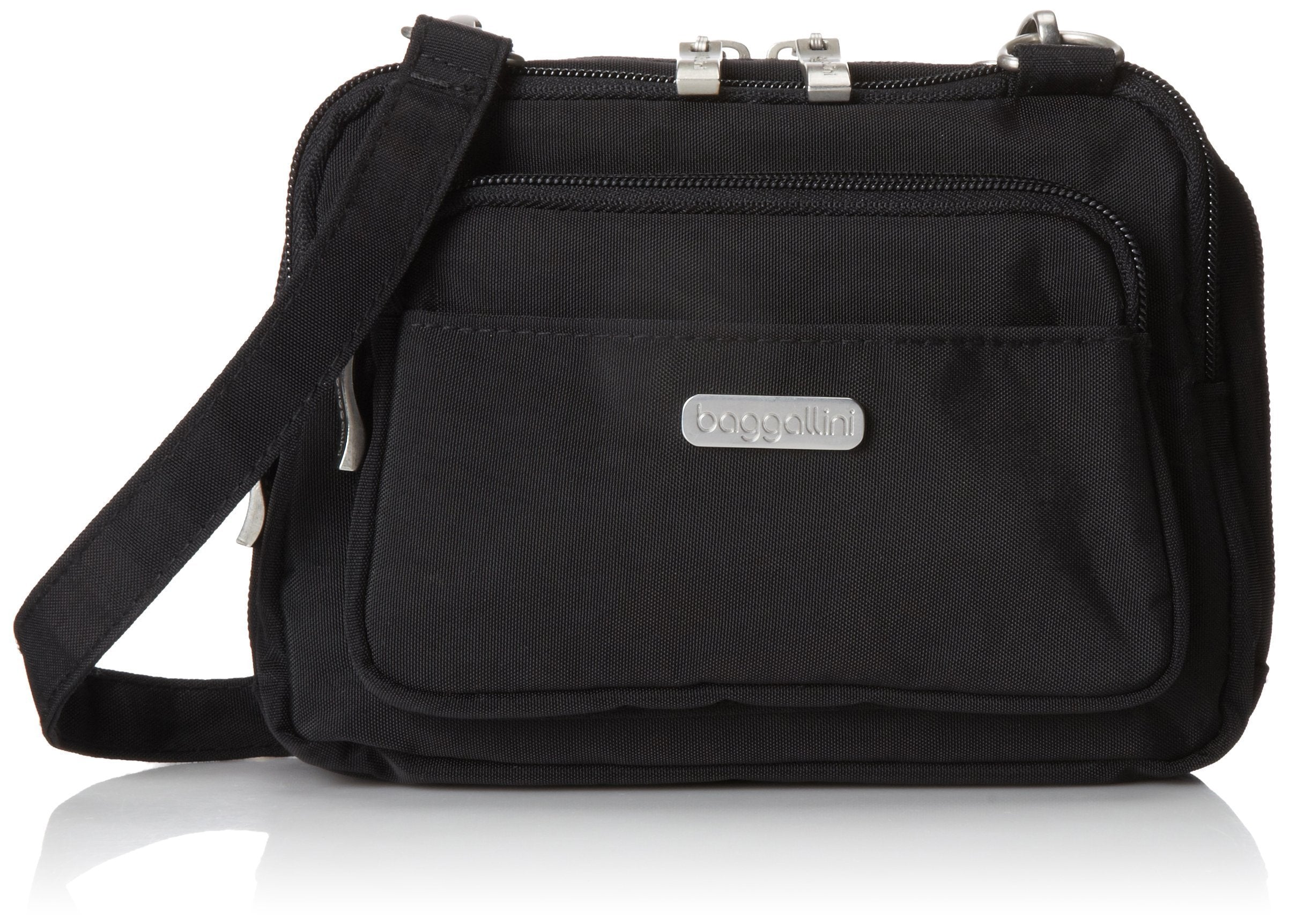 baggallini triple zip crossbody travel bag Baggallini Women's Triple Zip Bagg Small Crossbody Bag
