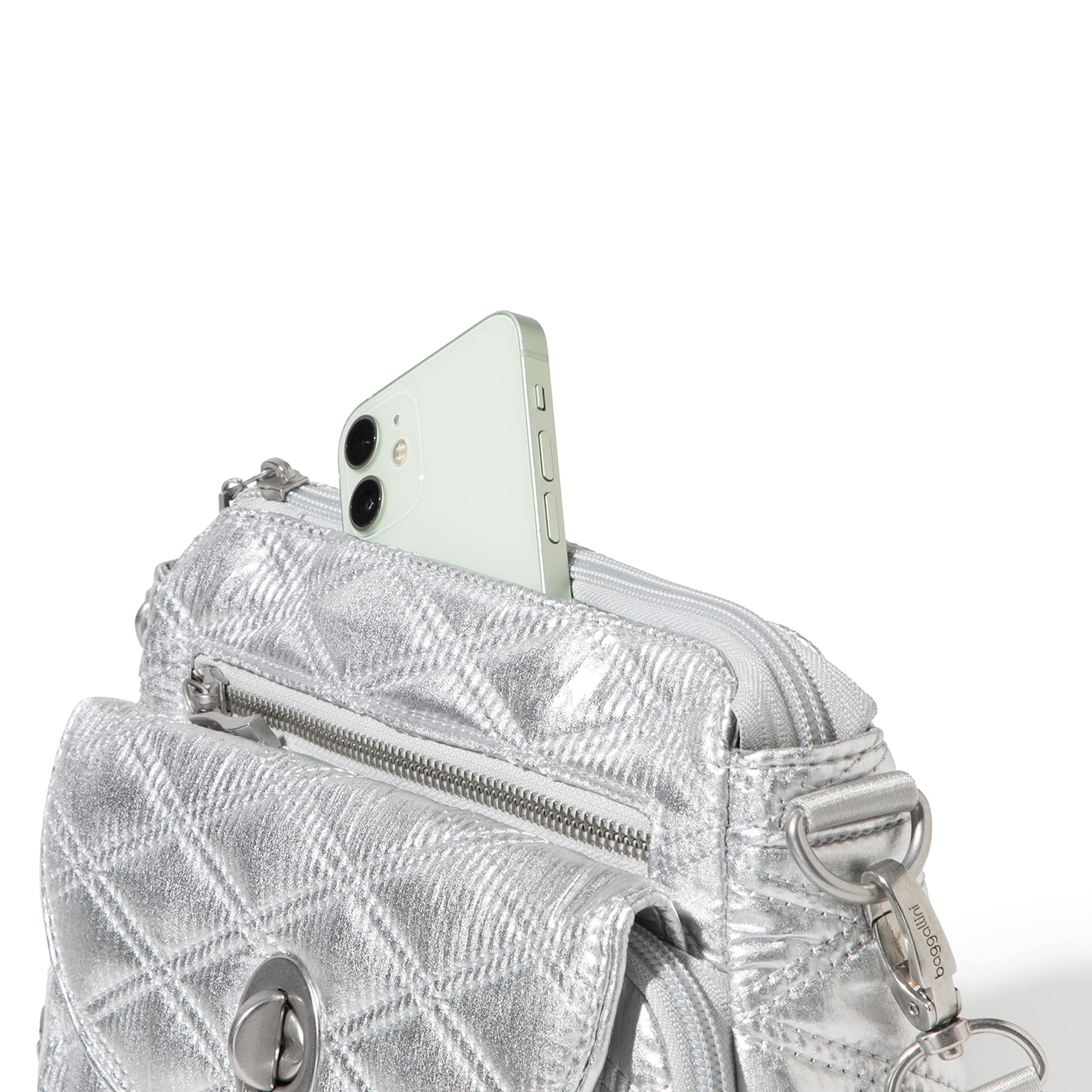Silver Metallic Quilt