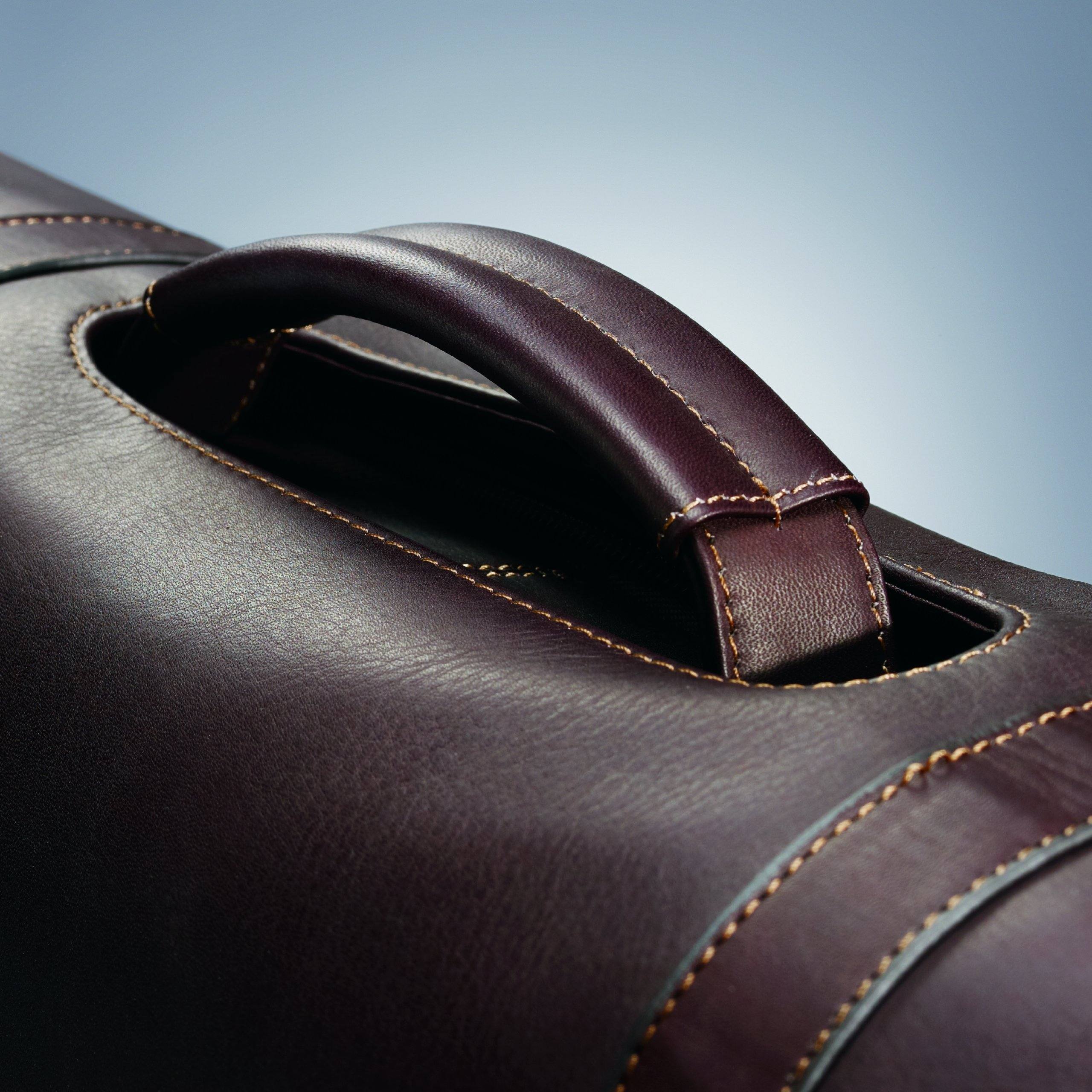 Samsonite Leather Flapover Case,Brown 45798-1139