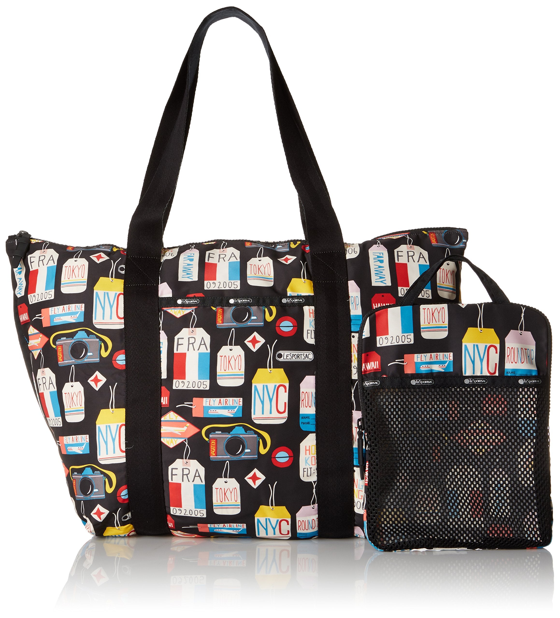 Lesportsac large on the go tote deals