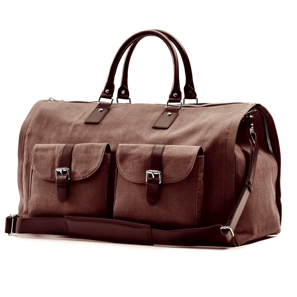 Hook and Albert Men's Waxed Canvas Garment Weekender Bag – Luggage