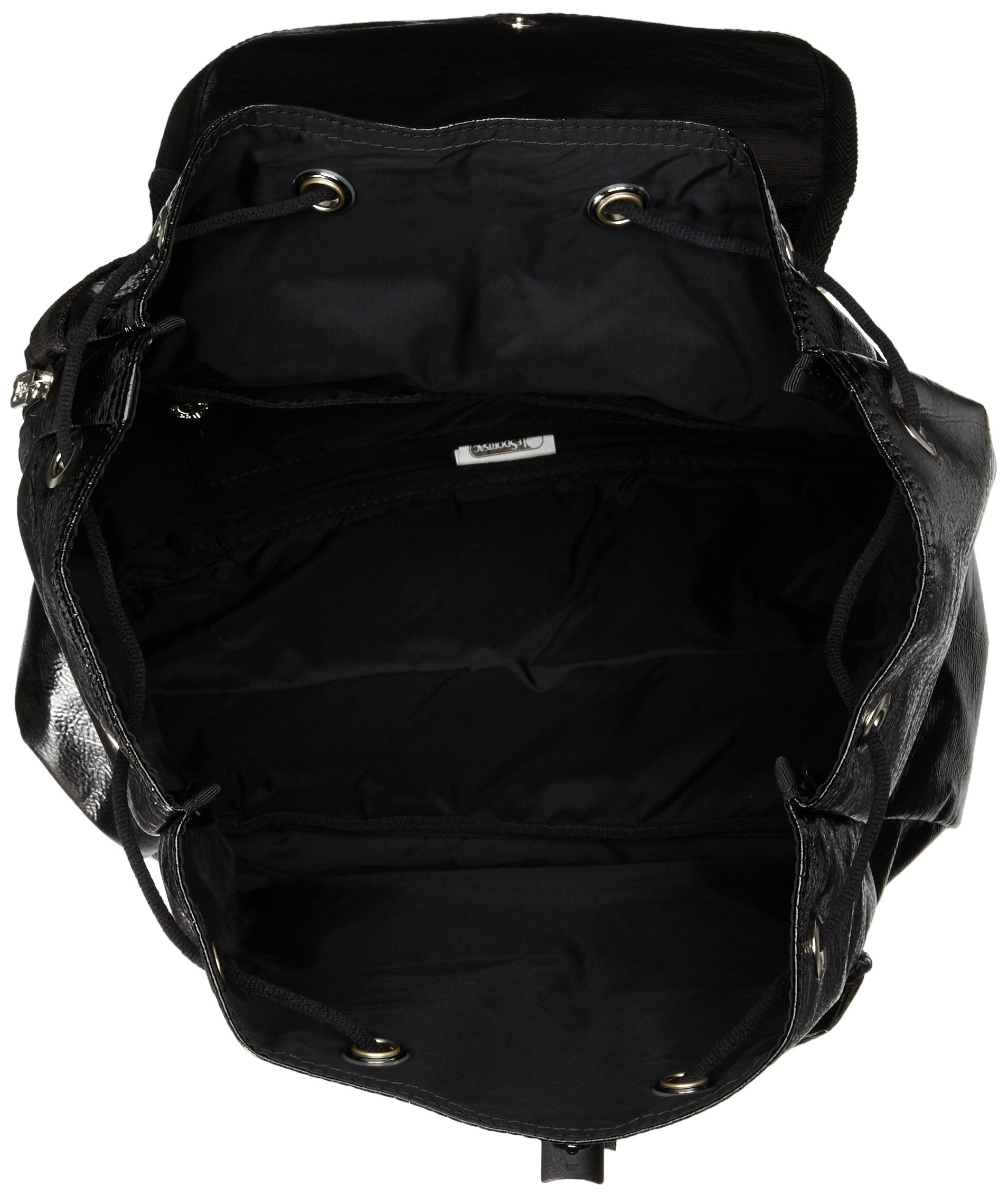 Black Crinkle Patent
