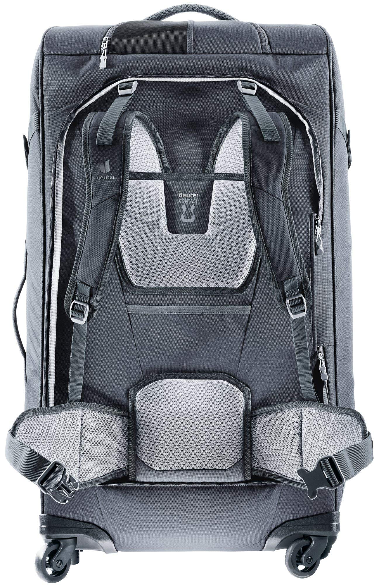deuter 80l wheeled backpack Deuter Aviant 80L 4-Wheel Large Luggage – Luggage Online