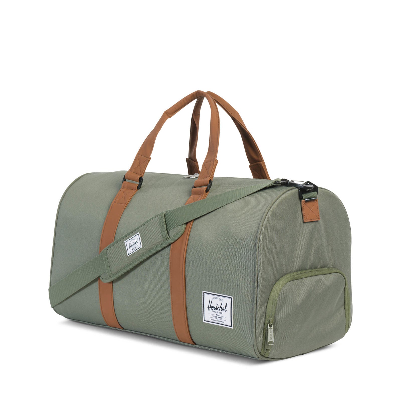 Deep Lichen Green/Tan Synthetic Leather