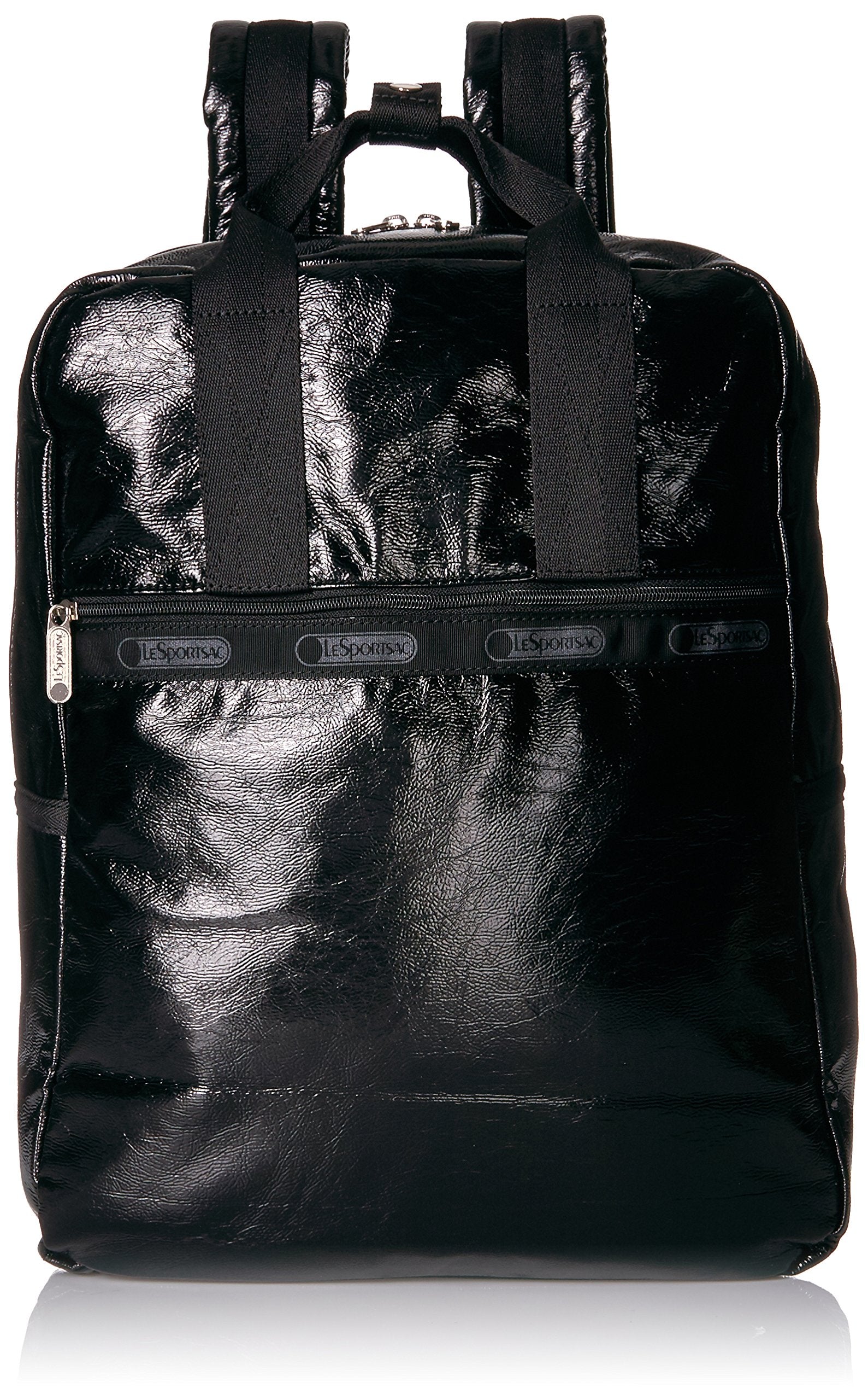 Black Crinkle Patent