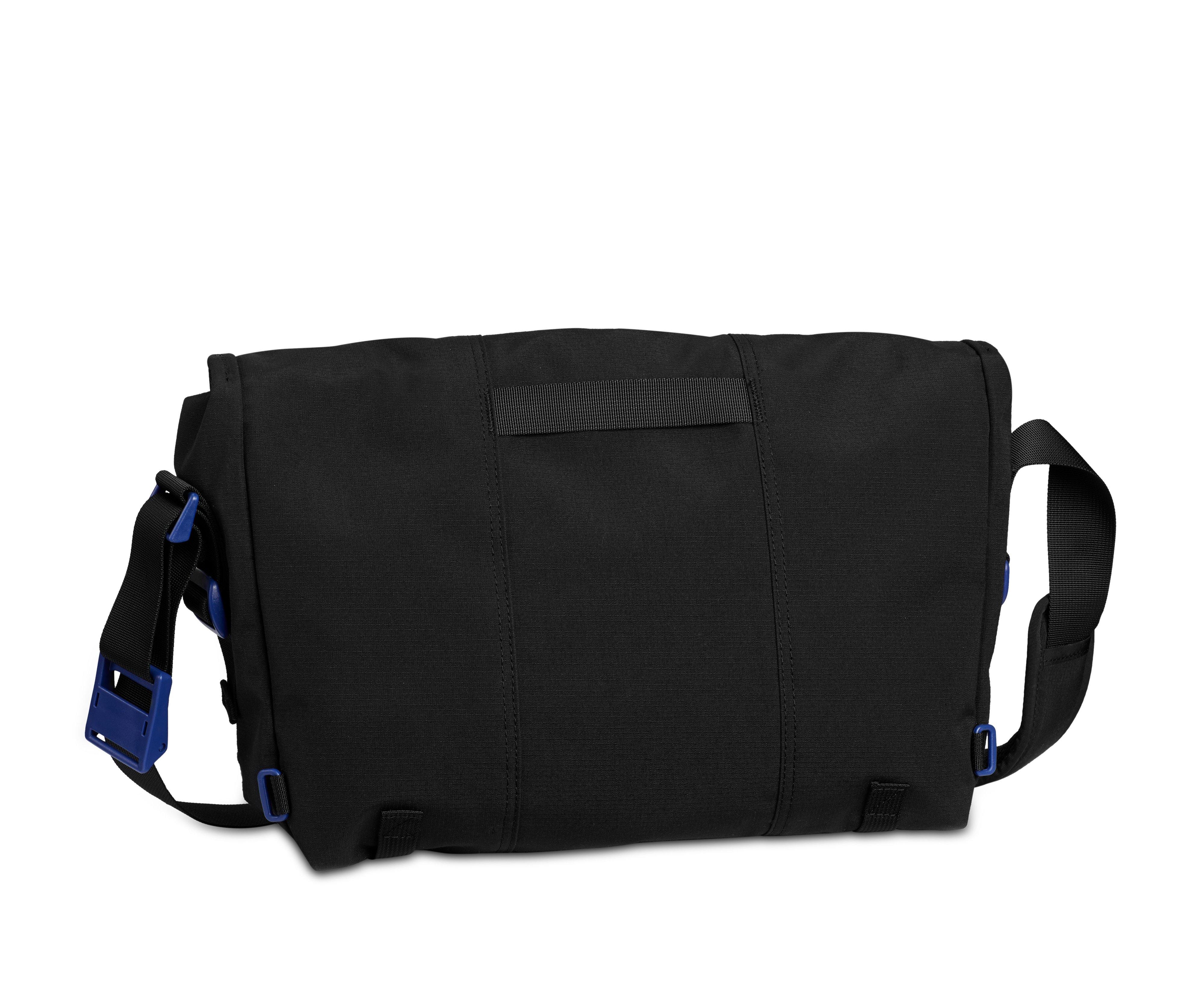 Timbuk2 Flight Classic Messenger Bag - Medium - Jet Black/Blue Wish