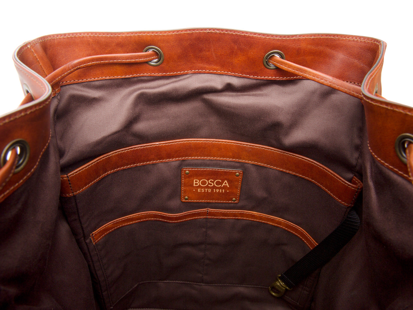 bosca leather drawstring backpack Bosca Dolce Pathfinder Backpack – Luggage Online