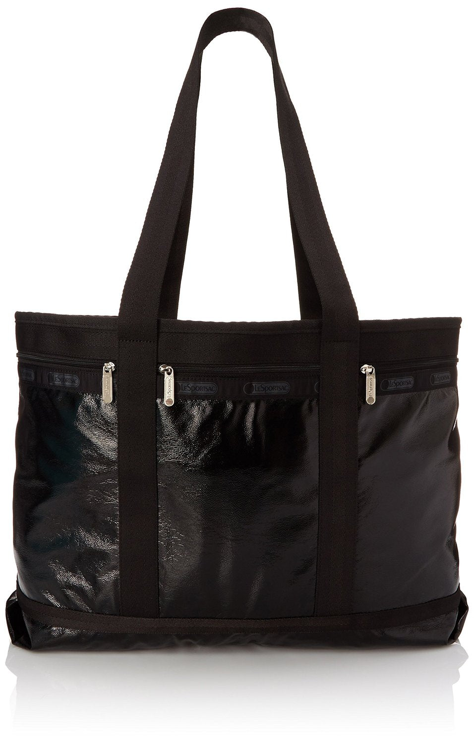 Black Crinkle Patent