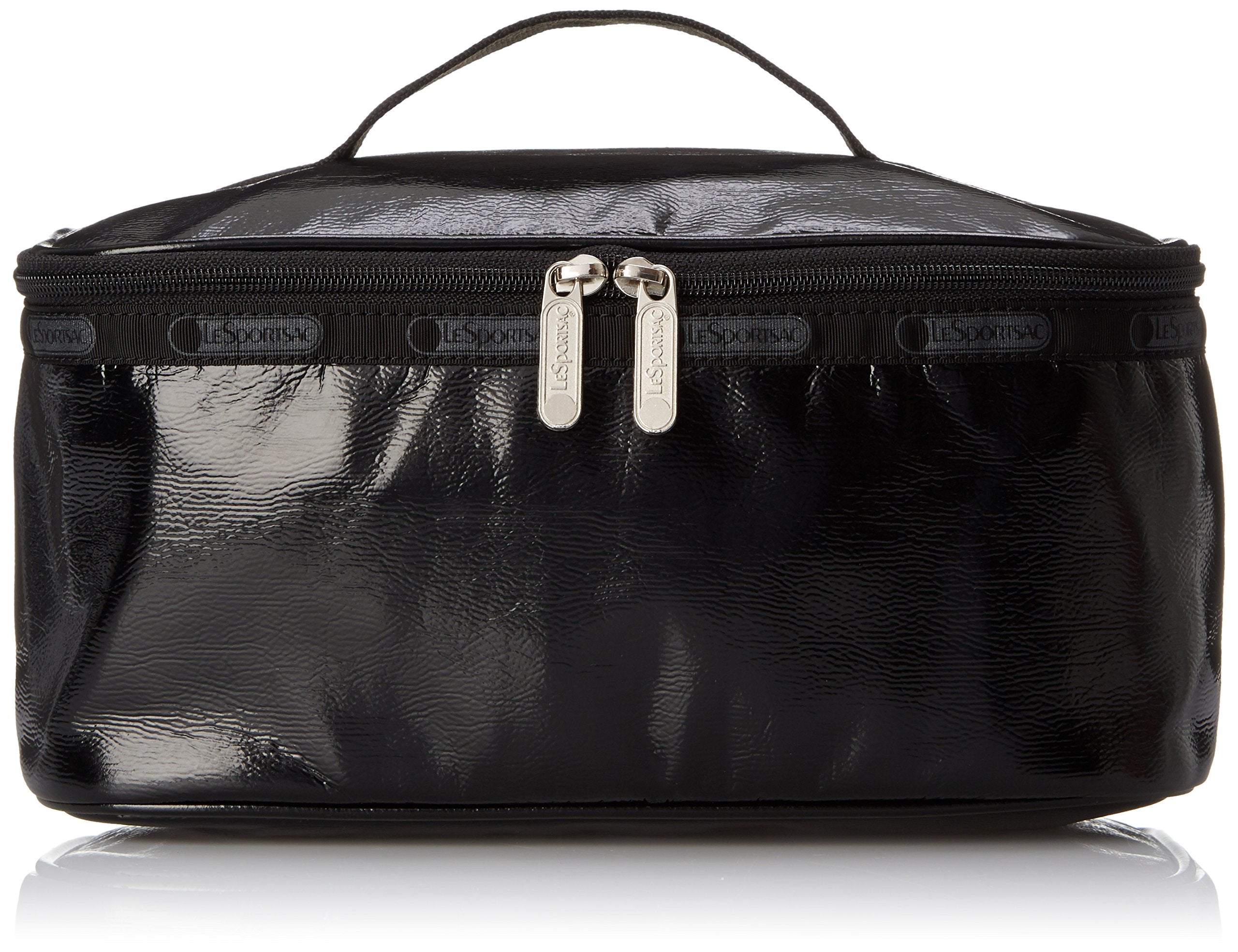 Black Crinkle Patent