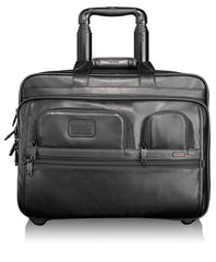 TUMI Deluxe Wheeled Brief with Laptop Cover