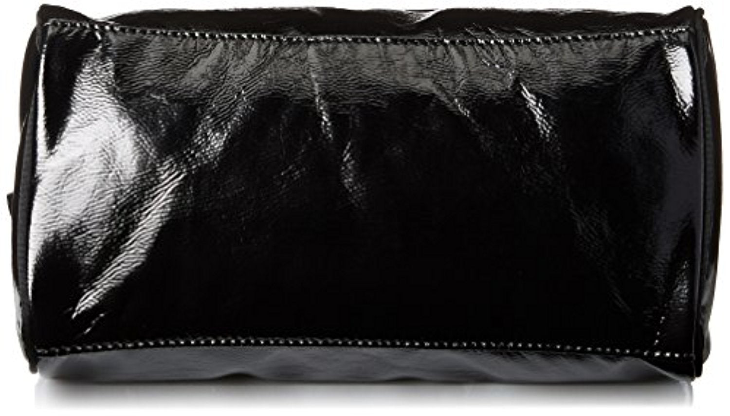 Black Crinkle Patent